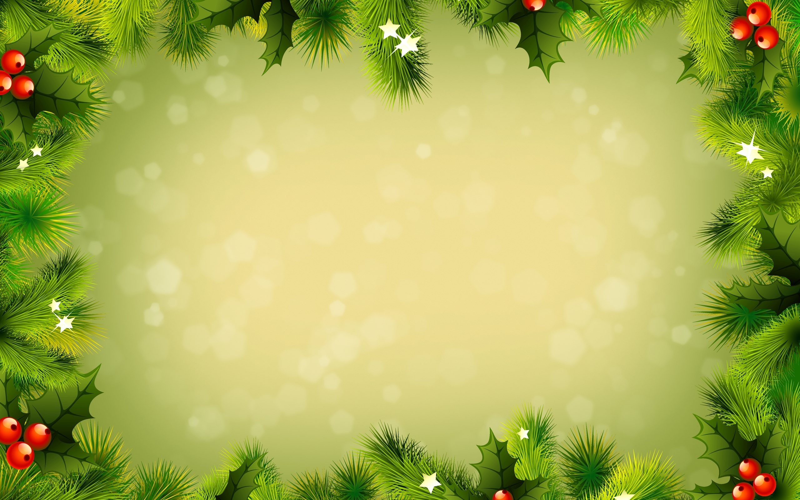 2560x1600 Christmas Backgrounds Wallpaper