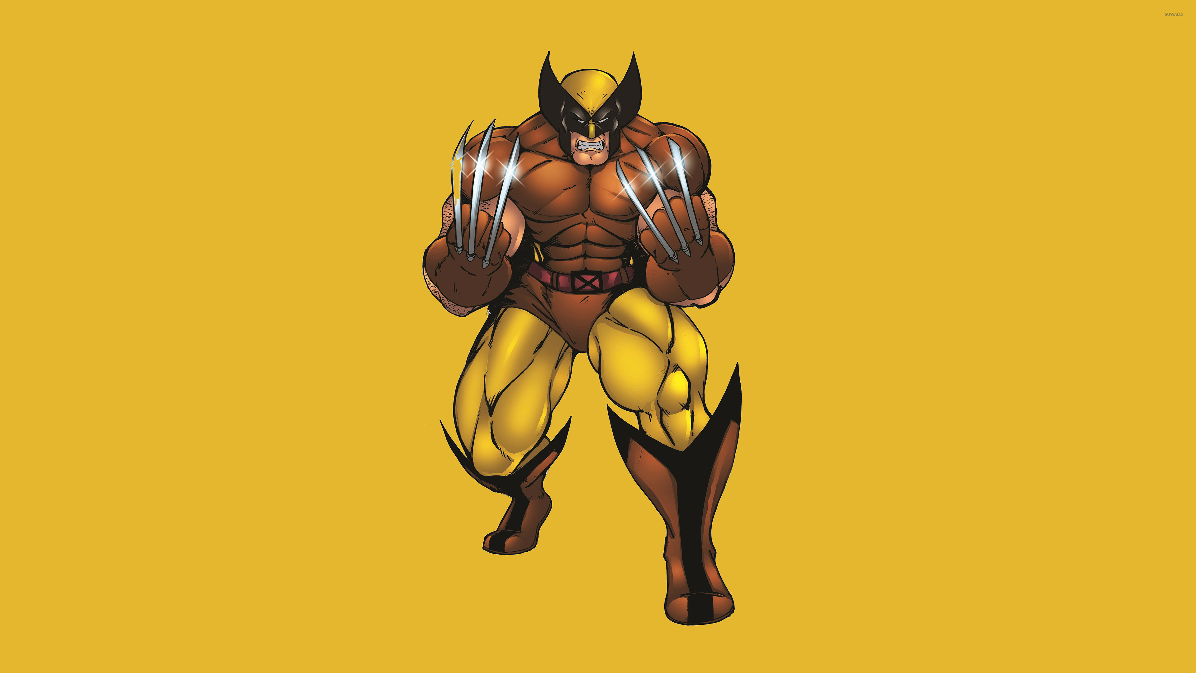 3840x2160 Wolverine with silver claws wallpaper