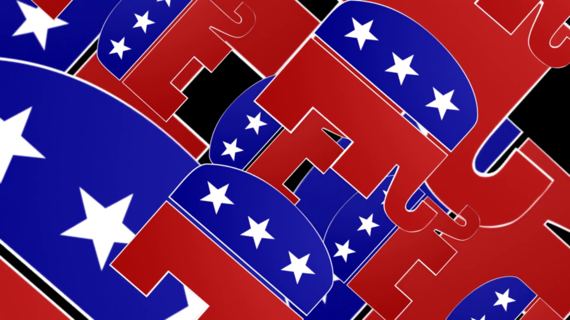 1920x1080 Republican Party Symbol Looping Animated Background Motion Background -  Storyblocks Video