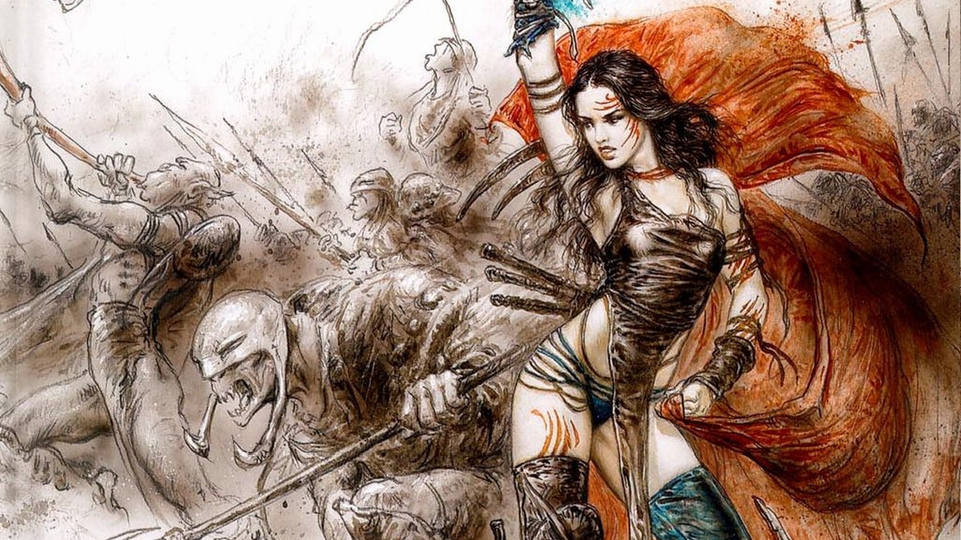 1920x1080 Luis Royo images Female Warrior HD wallpaper and background photos
