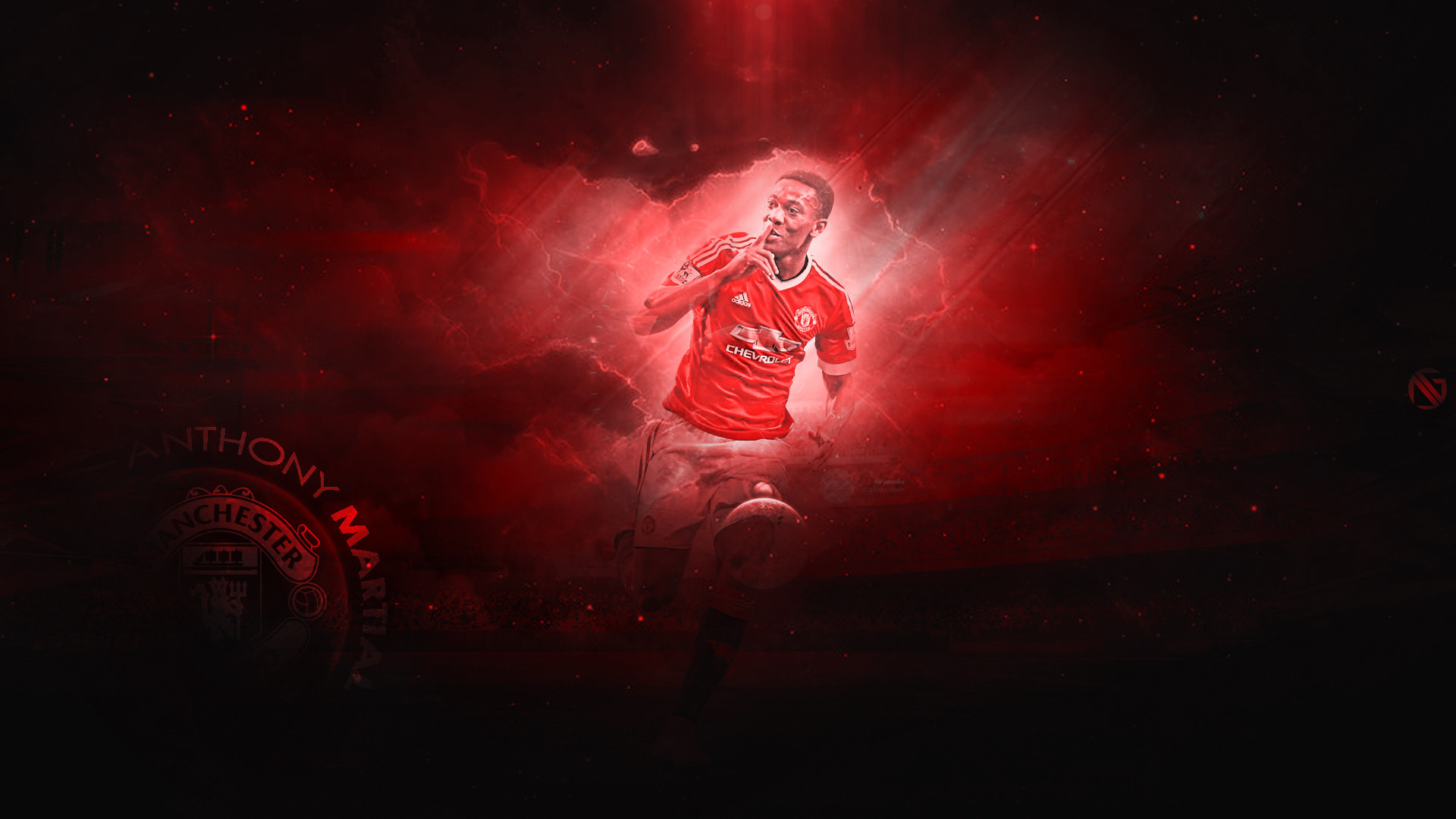 1920x1080 Anthony Martial Manchester United Wallpaper