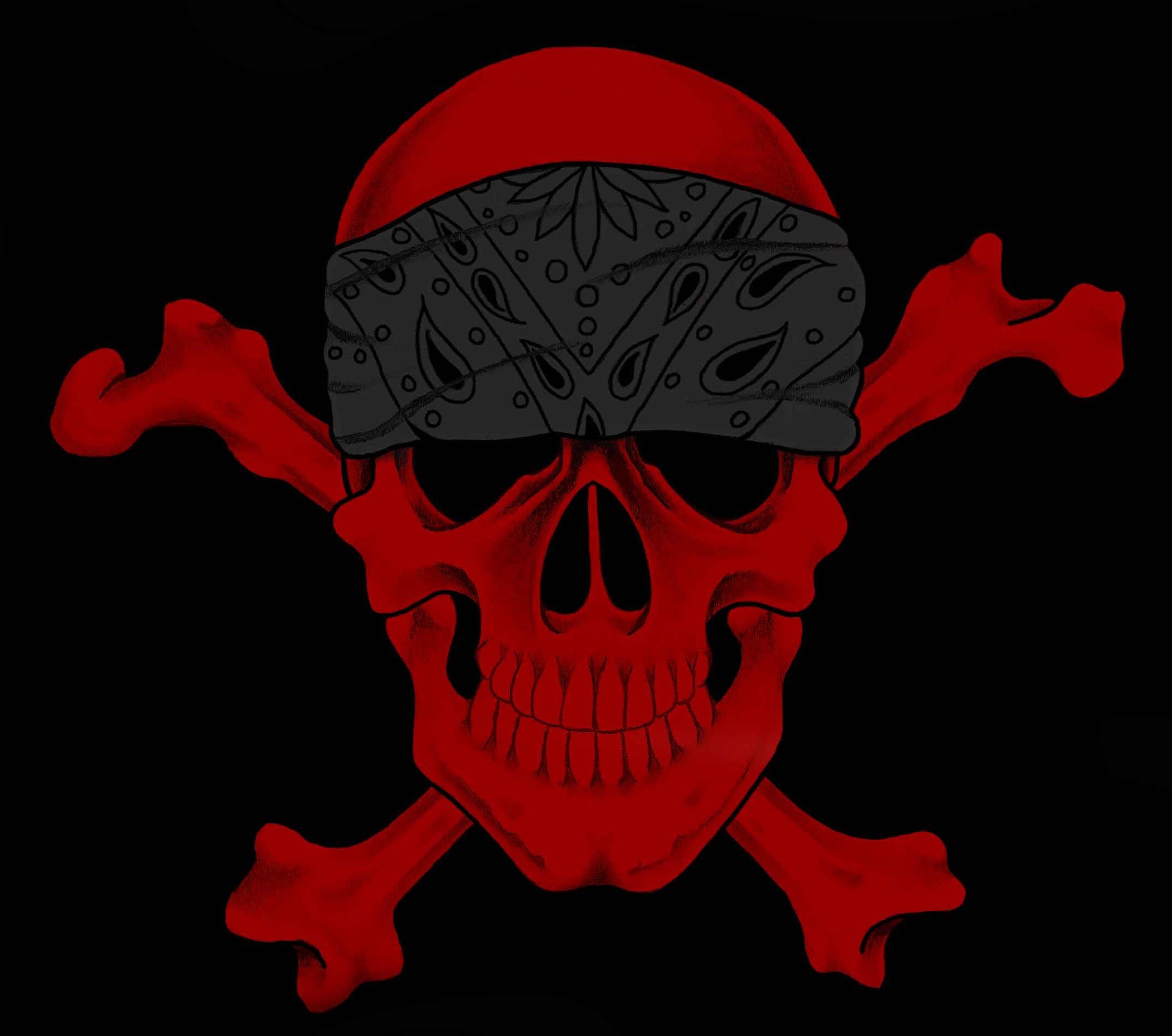 2139x1890 bandanas skull wallpaper black -#main