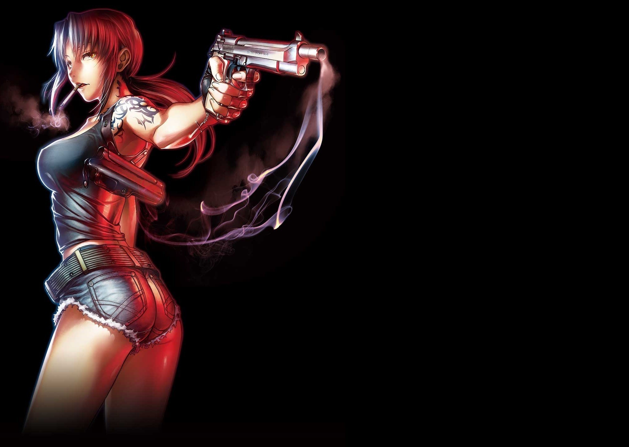 2000x1422 anime Girls, Anime, Black Lagoon, Revy Wallpapers HD / Desktop and Mobile  Backgrounds
