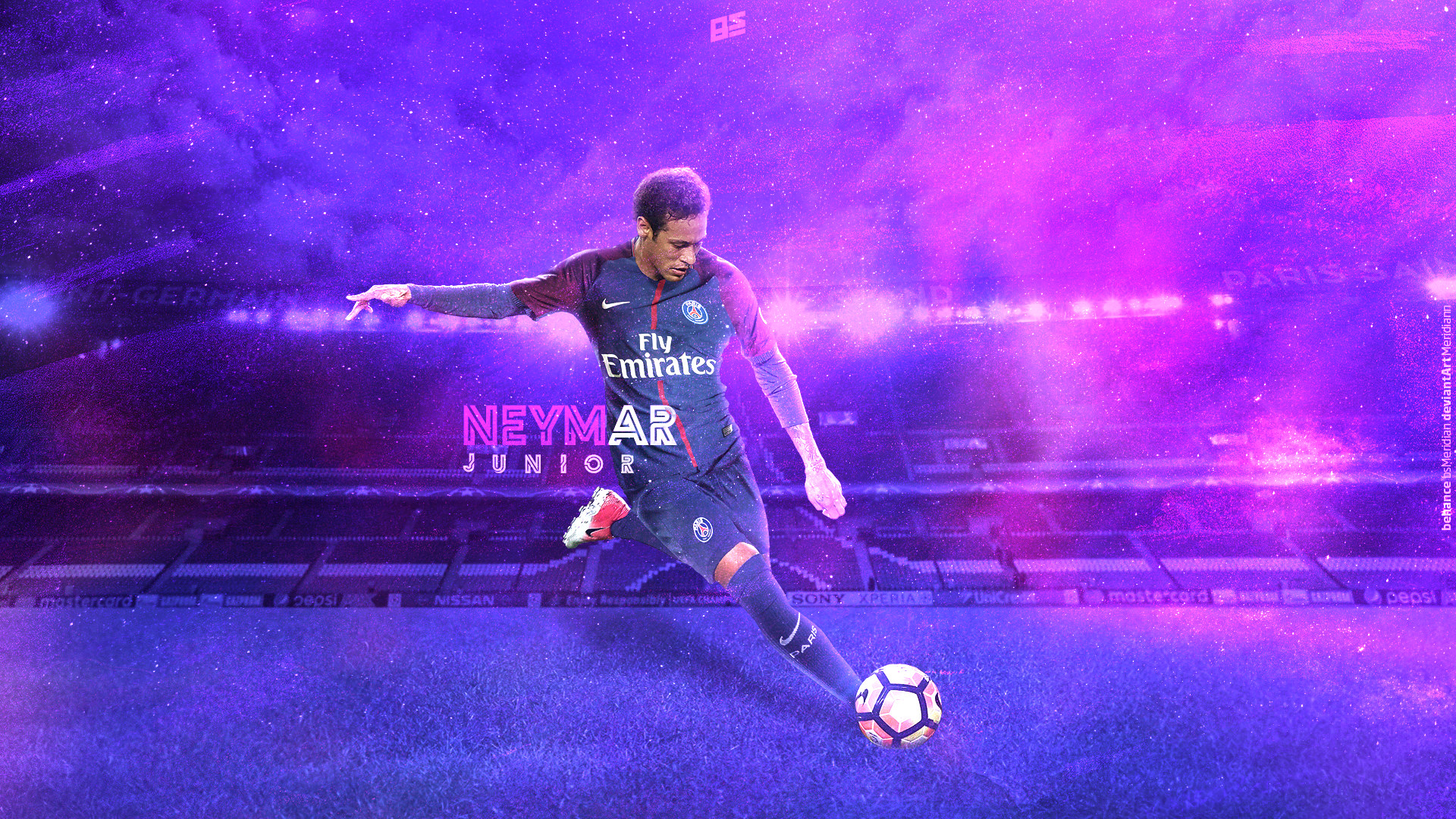 1920x1080 Neymar Paris Saint-Germain P.S.G. soccer