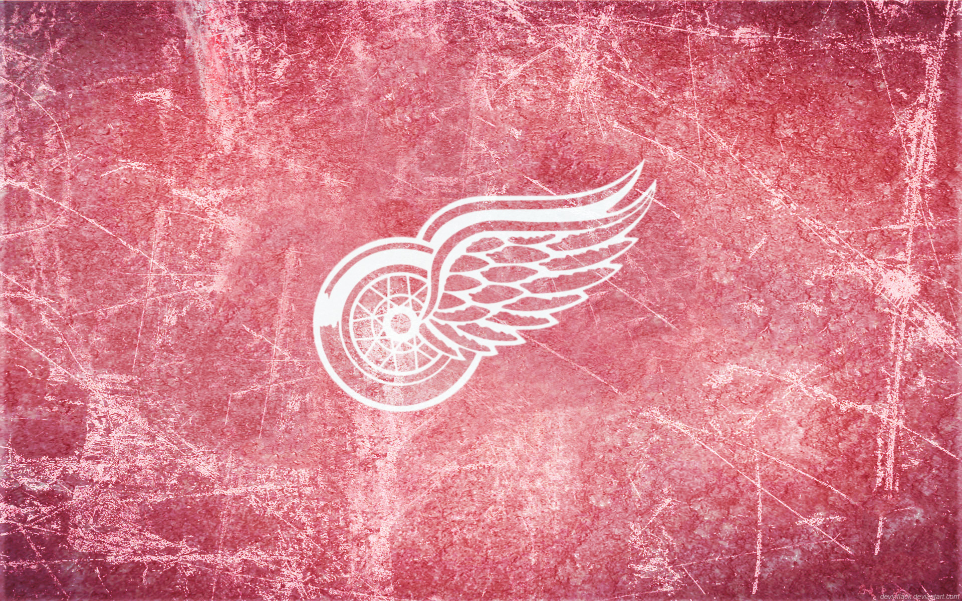 1920x1200 ... Red Wings Update Ice Wallpaper by DevinFlack