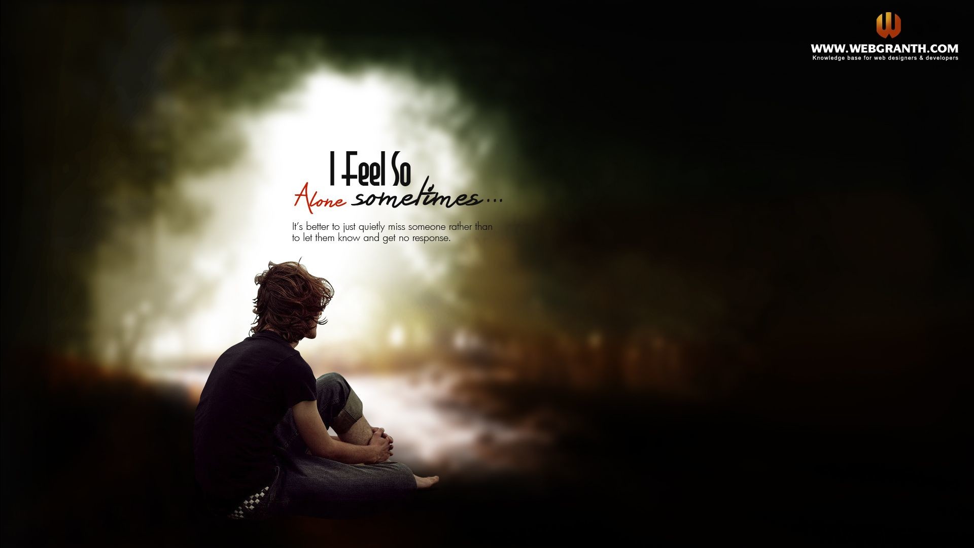 1920x1080 ... Sad alone boy wallpapers images with quotes ...