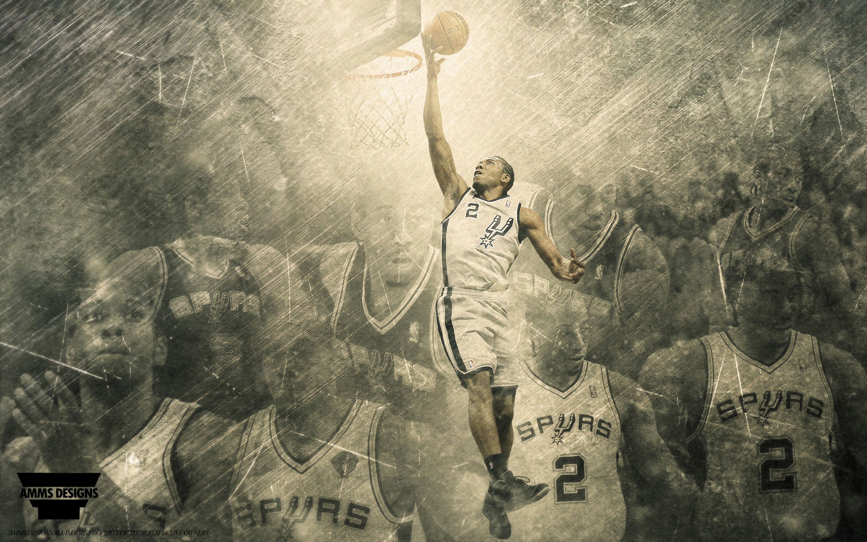 2880x1800 San Antonio Spurs Wallpapers. Kawhi Leonard Spurs 2014 Wallpaper