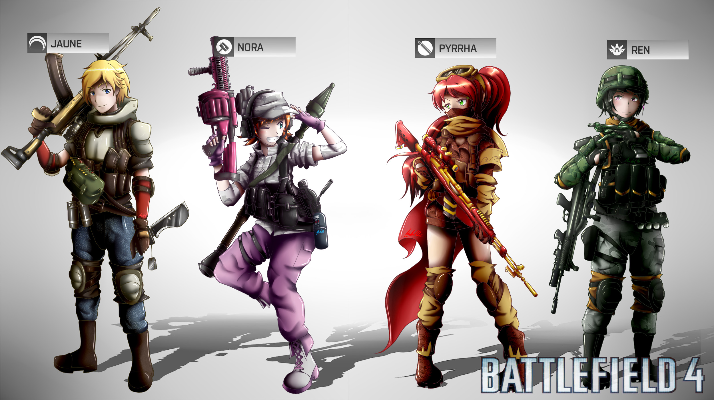 2500x1400 And RWBY BF4 wallpapers.... not kidding.