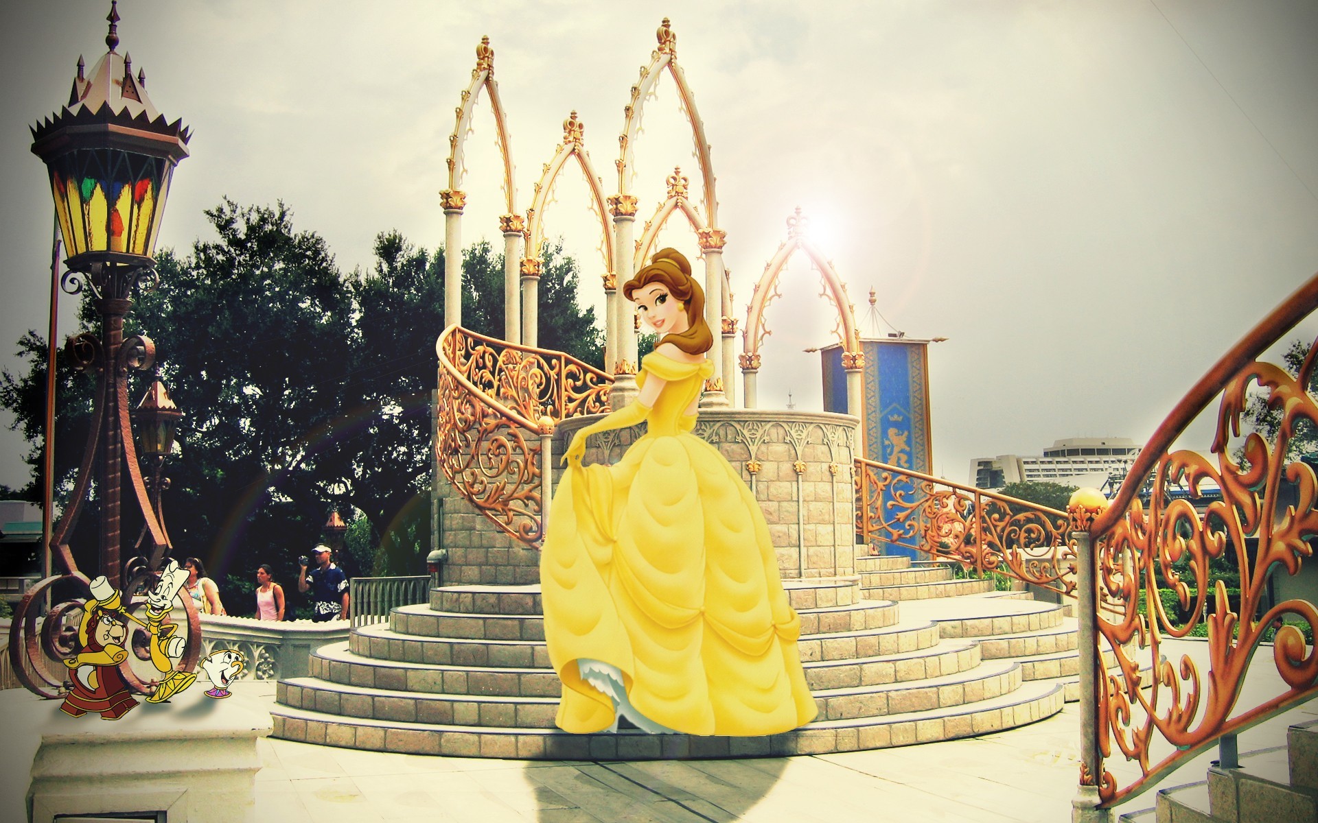 Princess Belle Castle Background