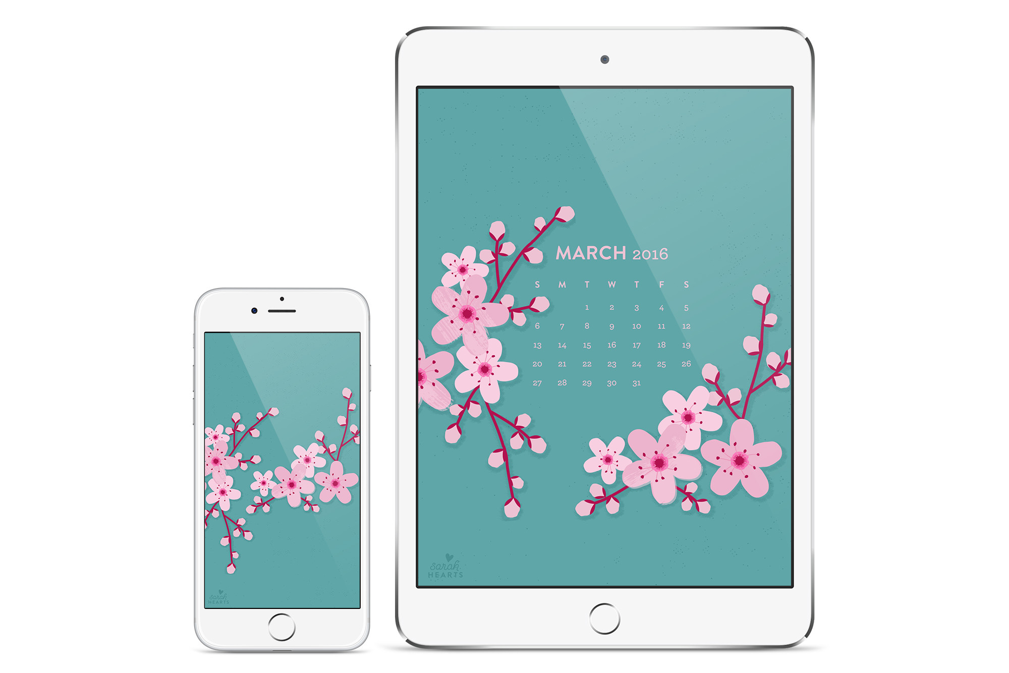 2000x1334 Add some beauty to your computer, phone or tablet with this free cherry  blossom calendar