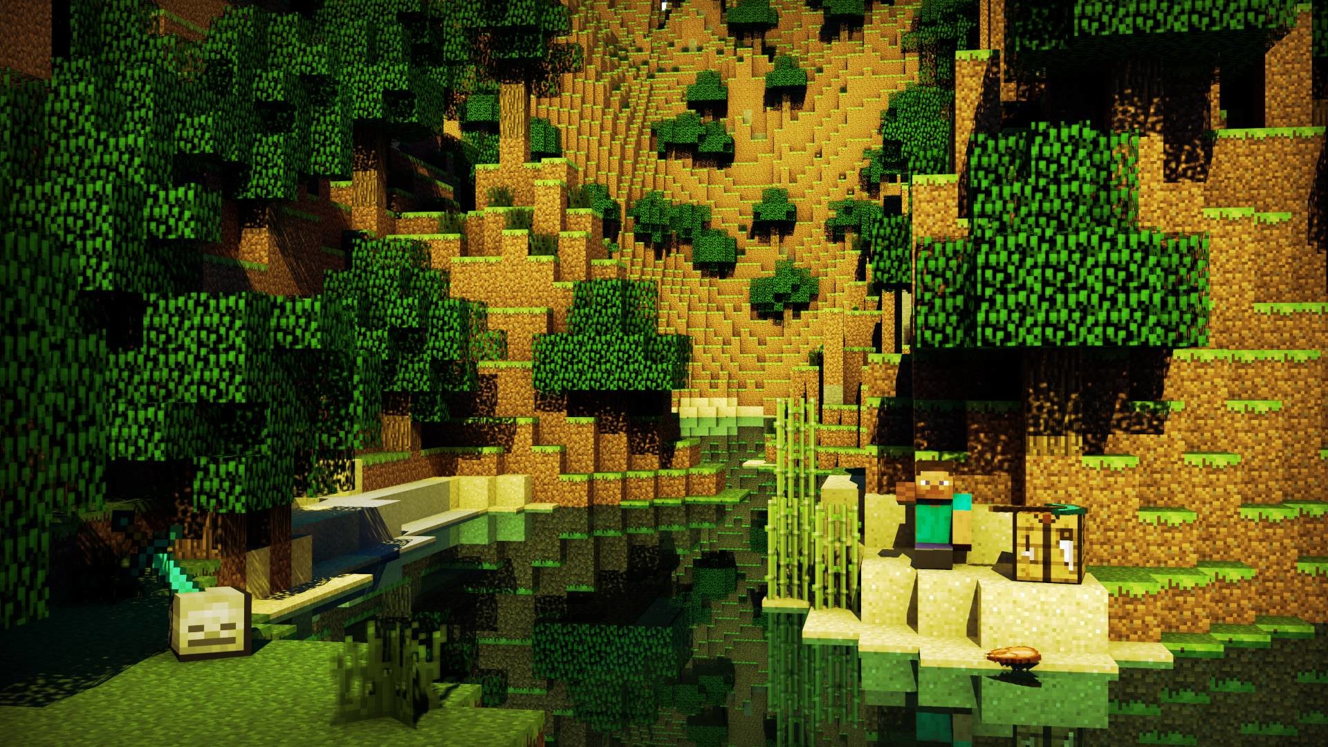 1920x1080 Images For > Cool Minecraft Background Hd