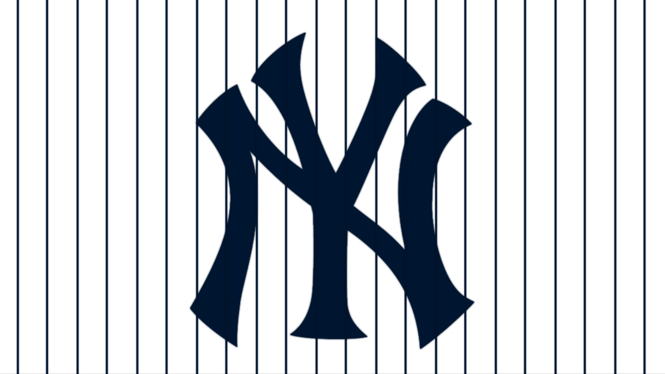 2208x1242 New York Yankees Pinstriped Wallpaper