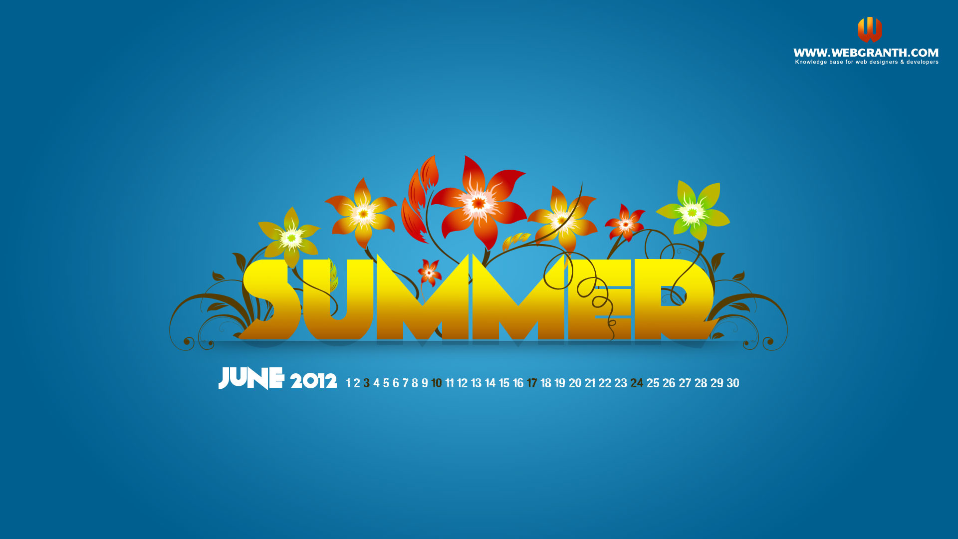 1920x1080 Free Wallpaper Summer Season | blossom summer backgrounds wallpaper calendar