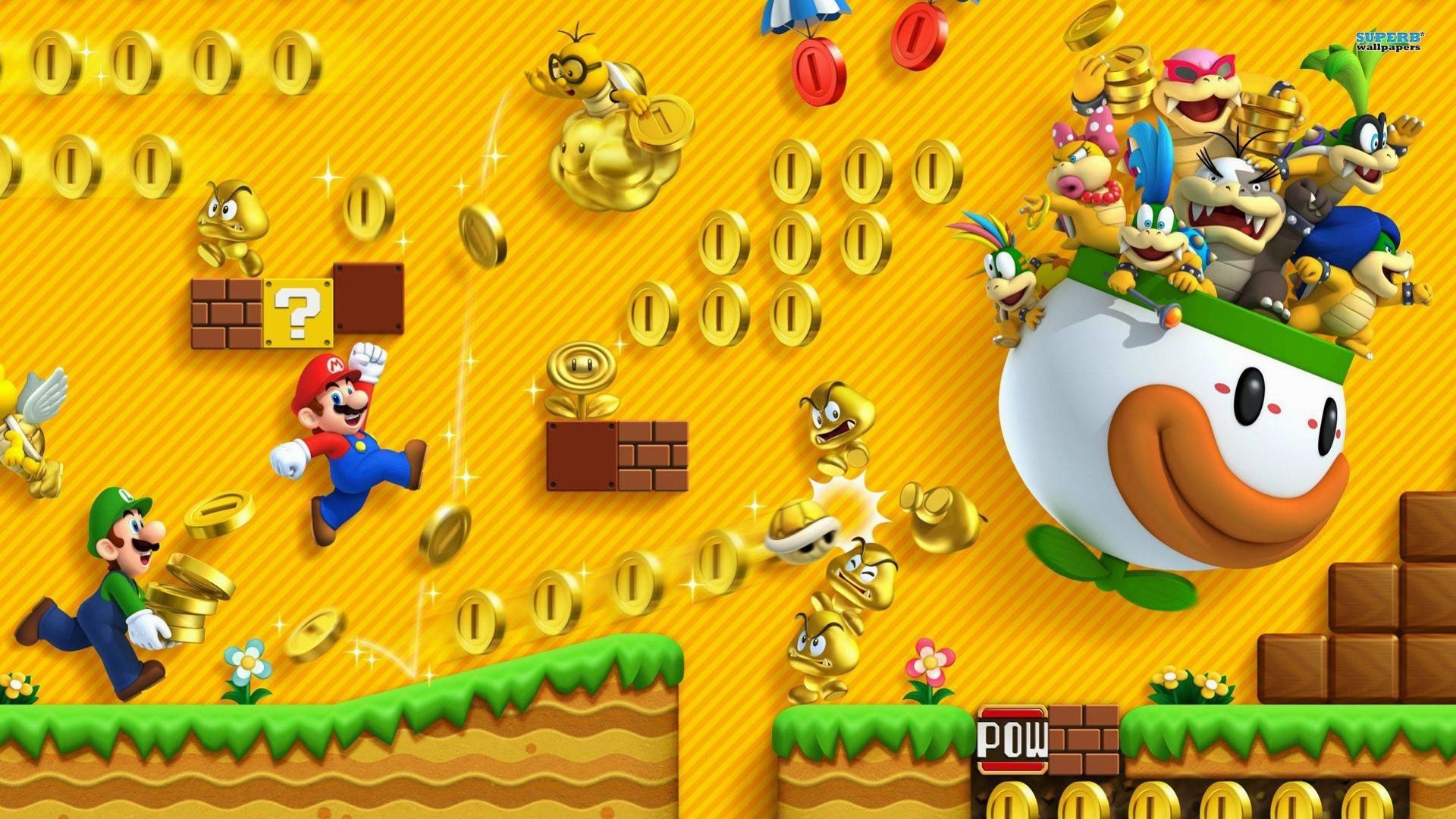 1920x1080  Super Mario World Background 320x240