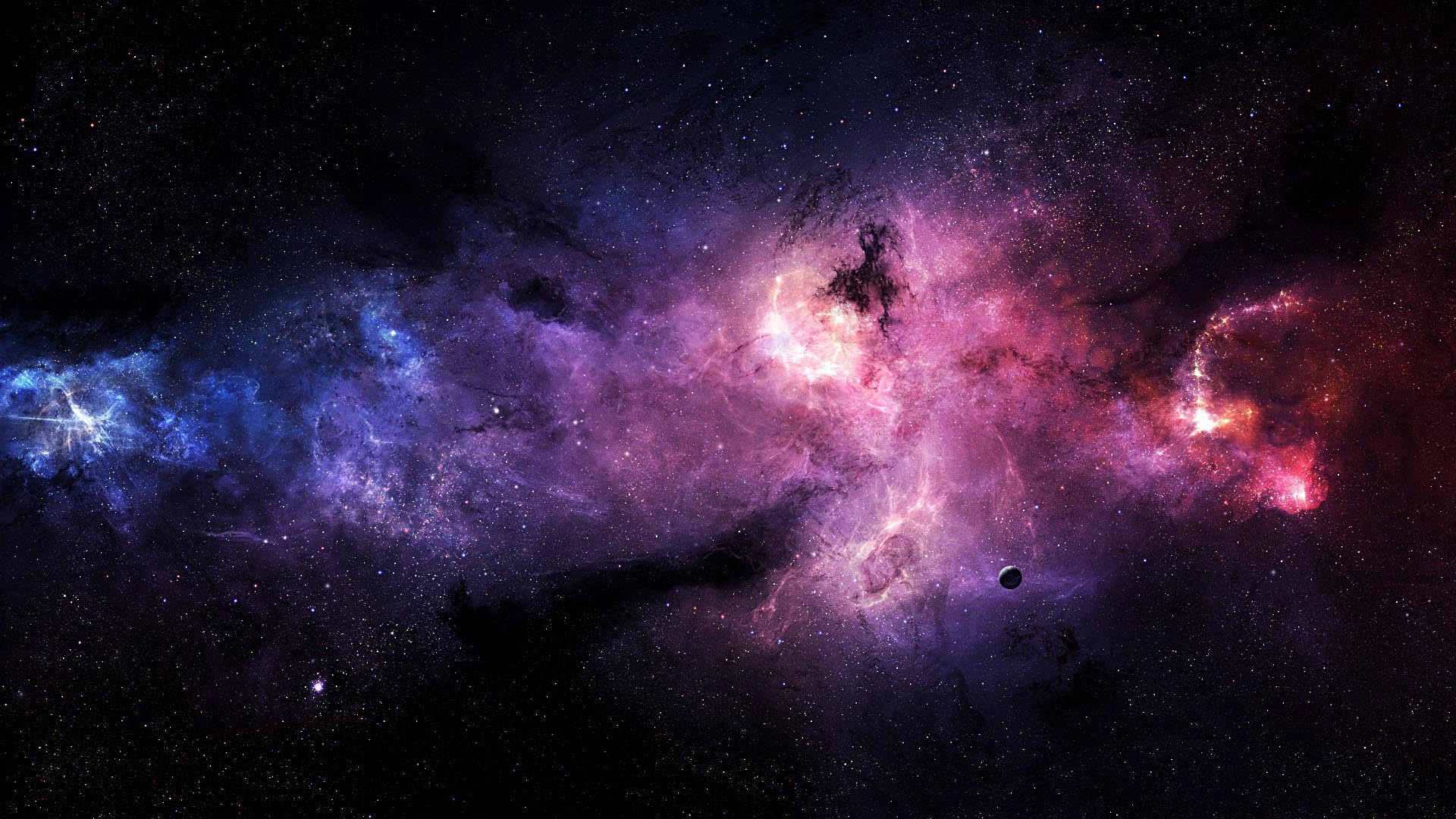 1920x1080 Wallpapers For > Blue And Purple Galaxy Wallpaper