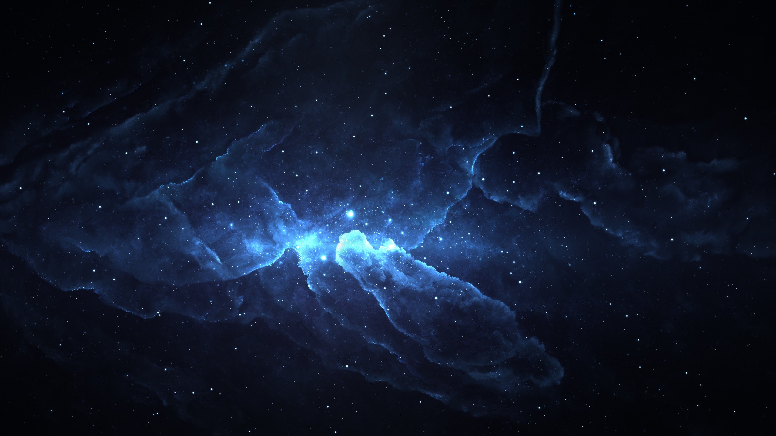 2560x1440  Wallpaper space, atlantis, nebula, star