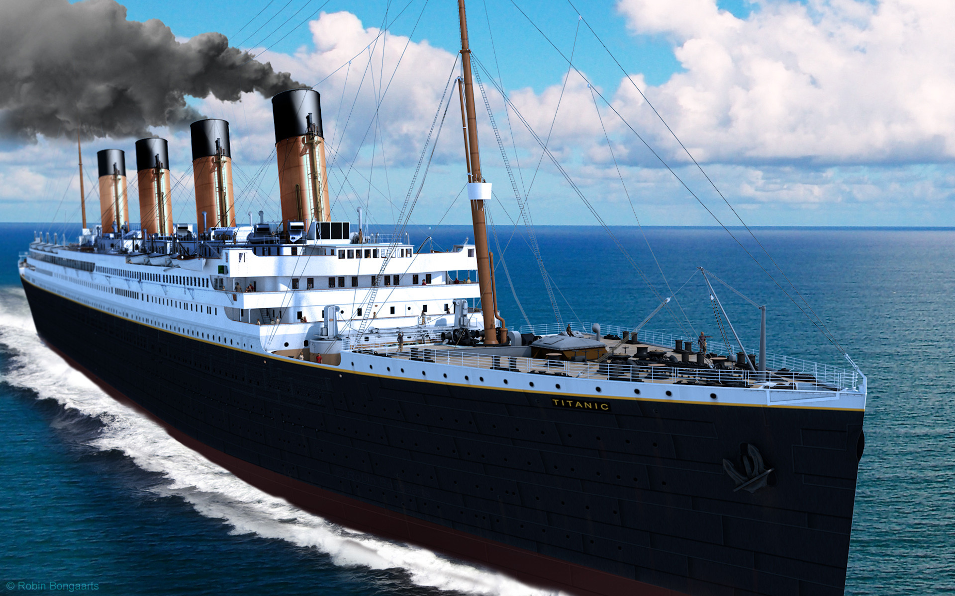 1920x1200 Menschengemacht - Titanic Schiff Wallpaper