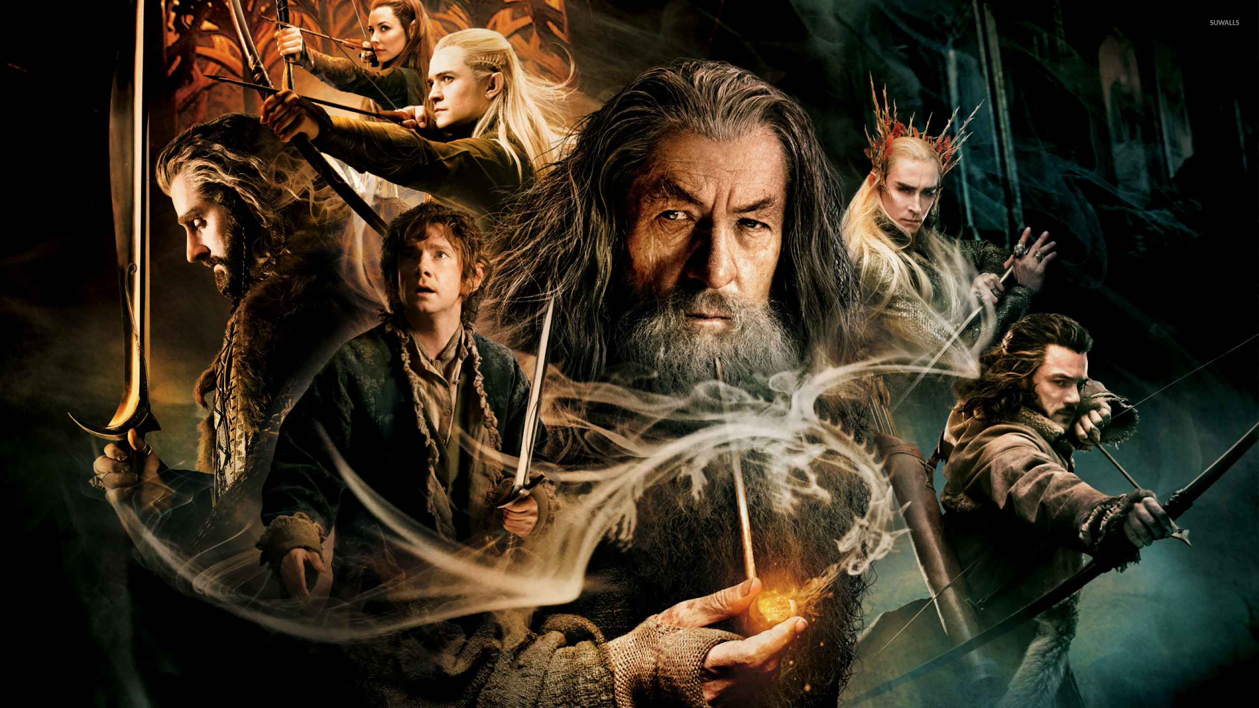 2560x1440 The Hobbit: The Desolation of Smaug wallpaper