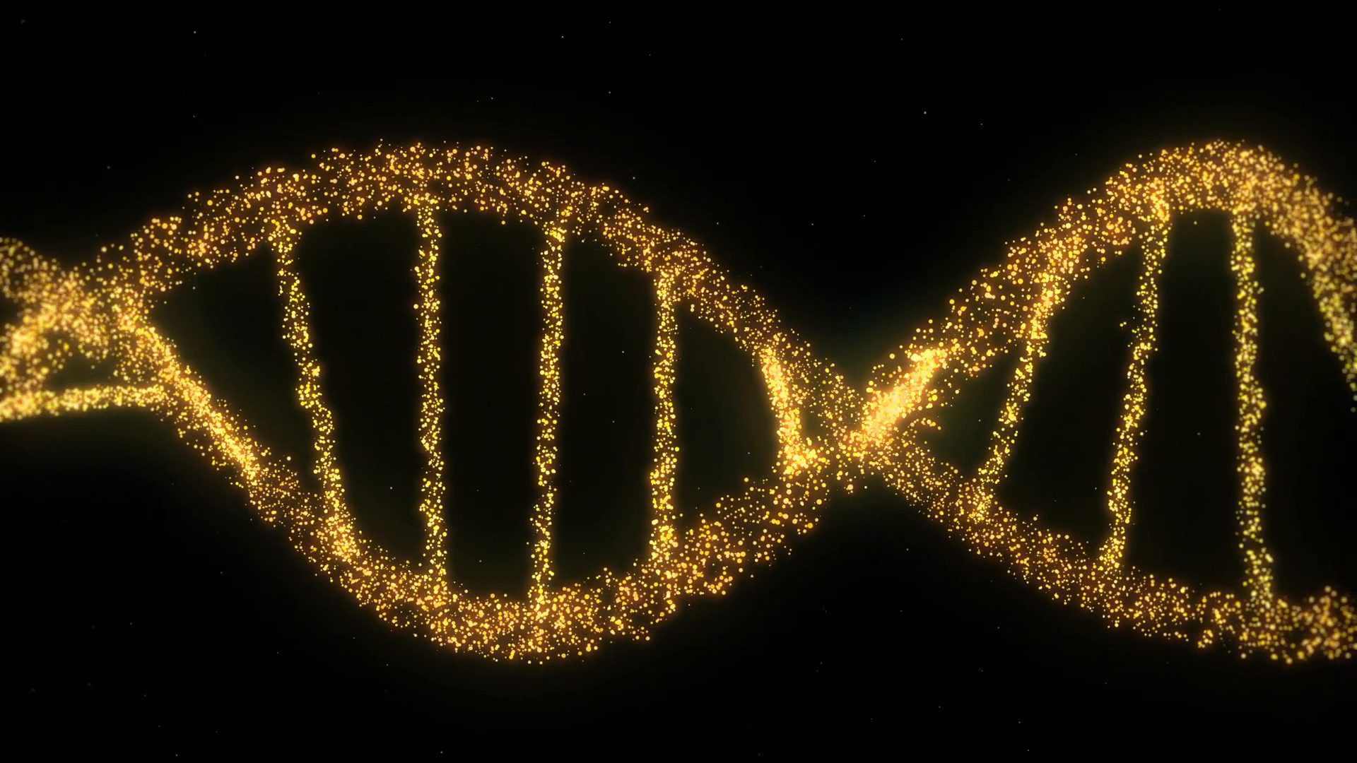 1920x1080 Double Helix DNA Particle Strand Moving in Loop Motion Background -  Storyblocks Video