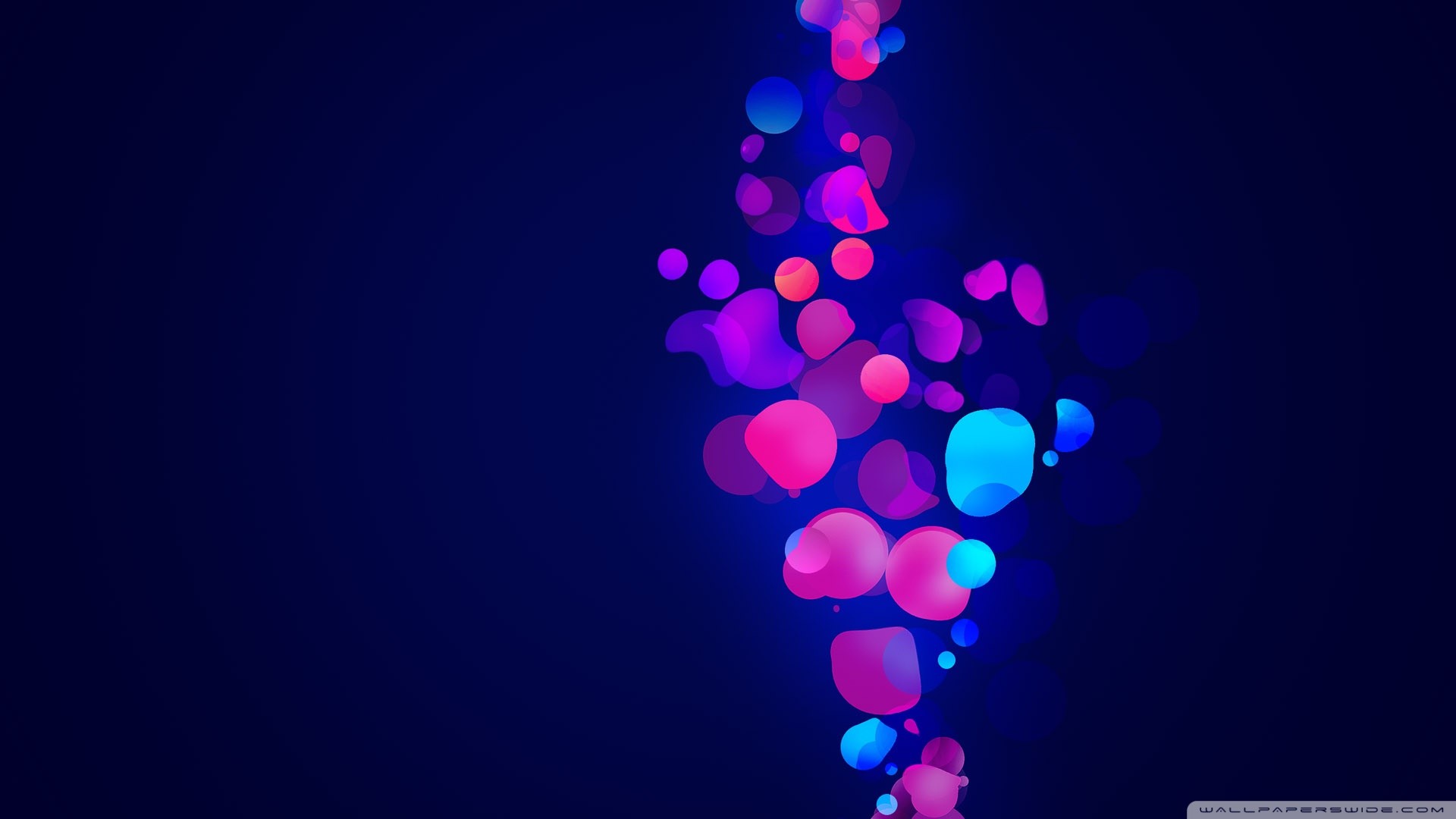 1920x1080 4k Abstract art bubbles Wallpaper for desktop and mobile phones.