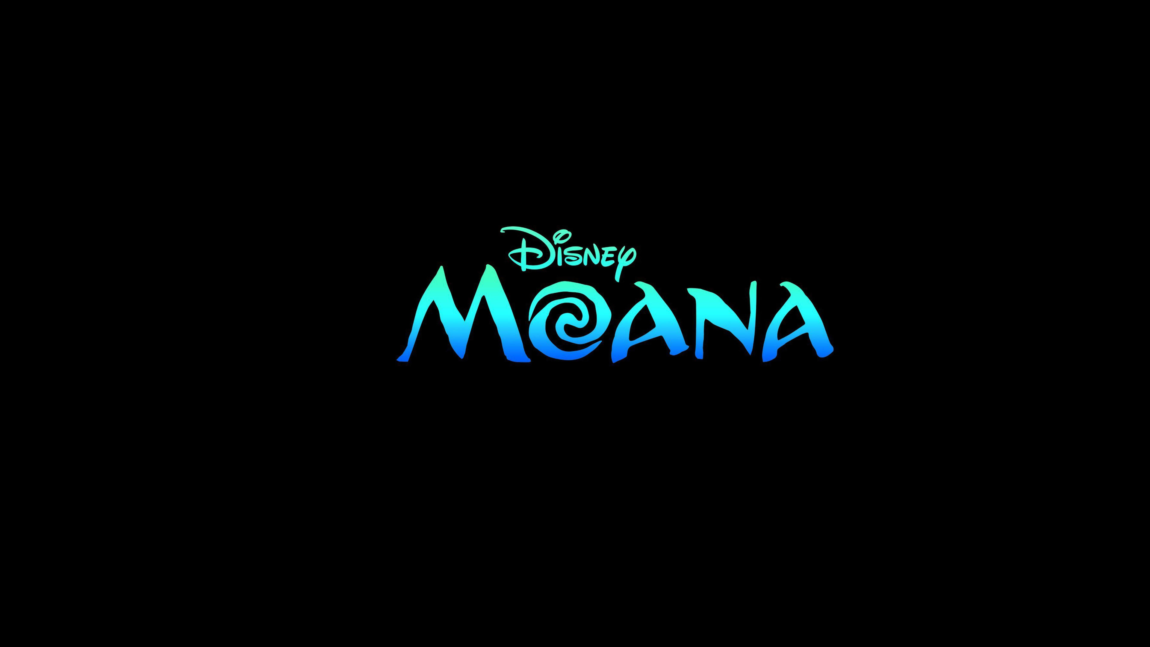 3840x2160 Moana Movie Logo