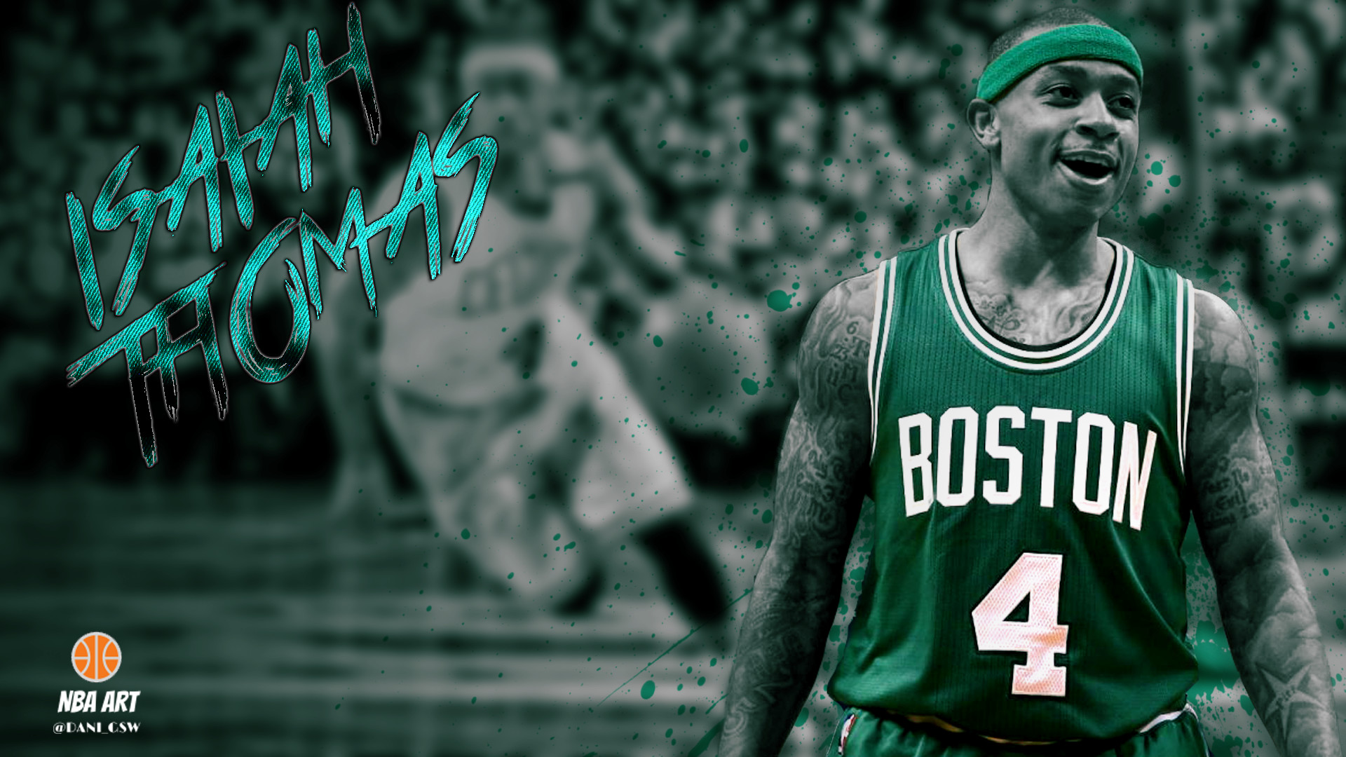 1920x1080 ... Wallpapers – Sean Reilly Artwork Isaiah Thomas - Little Giant by  ImperX1 on DeviantArt ...