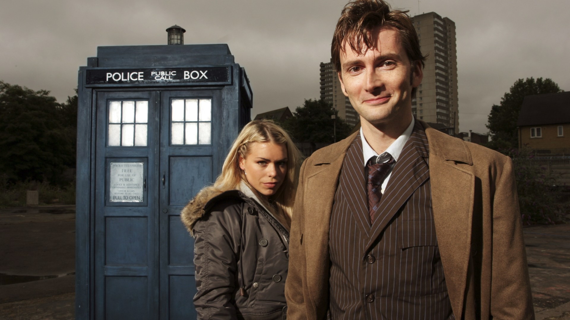 1920x1080 Tenth Doctor TARDIS Doctor Who 1080p HD Wallpaper Background