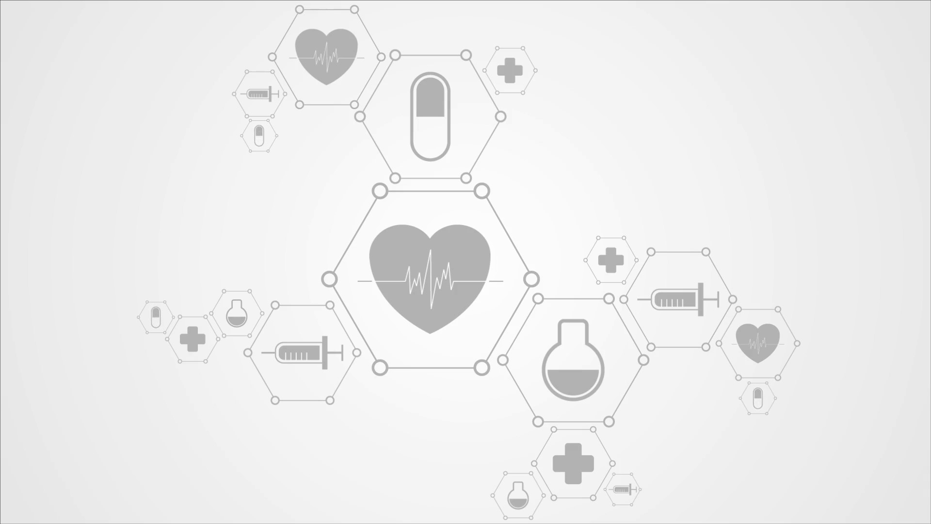 1920x1080 Medical abstract background with health icons. Video animation HD   Motion Background - Storyblocks Video