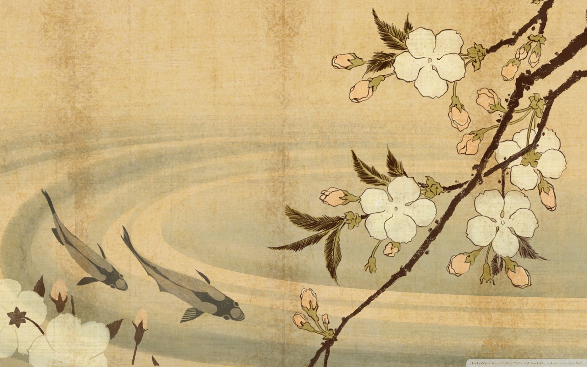 1920x1200 Artistic Japanese Wallpaper. . Vintage Backgrounds