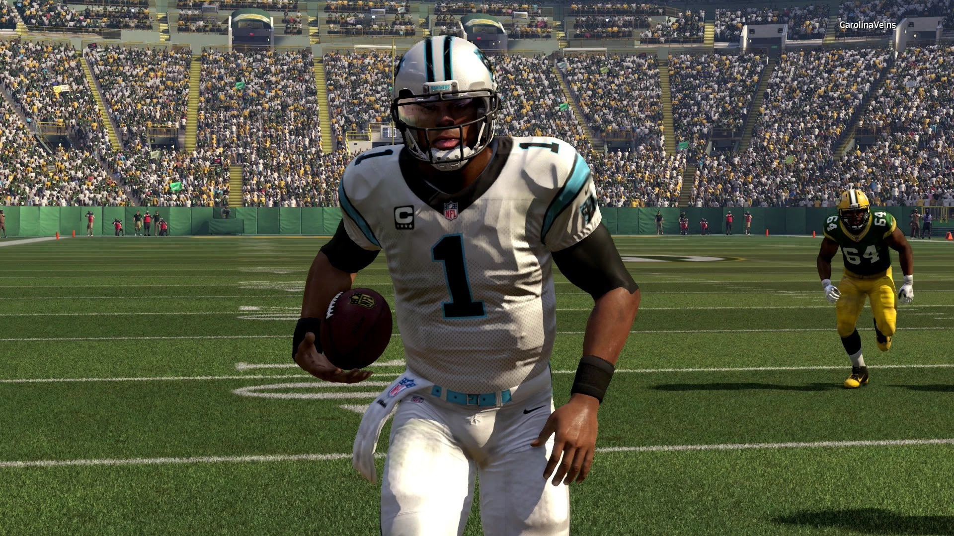 1920x1080 CAM NEWTON AND AARON RODGERS STAR IN BREATHTAKING FINISH - Madden 16 Online  Gameplay