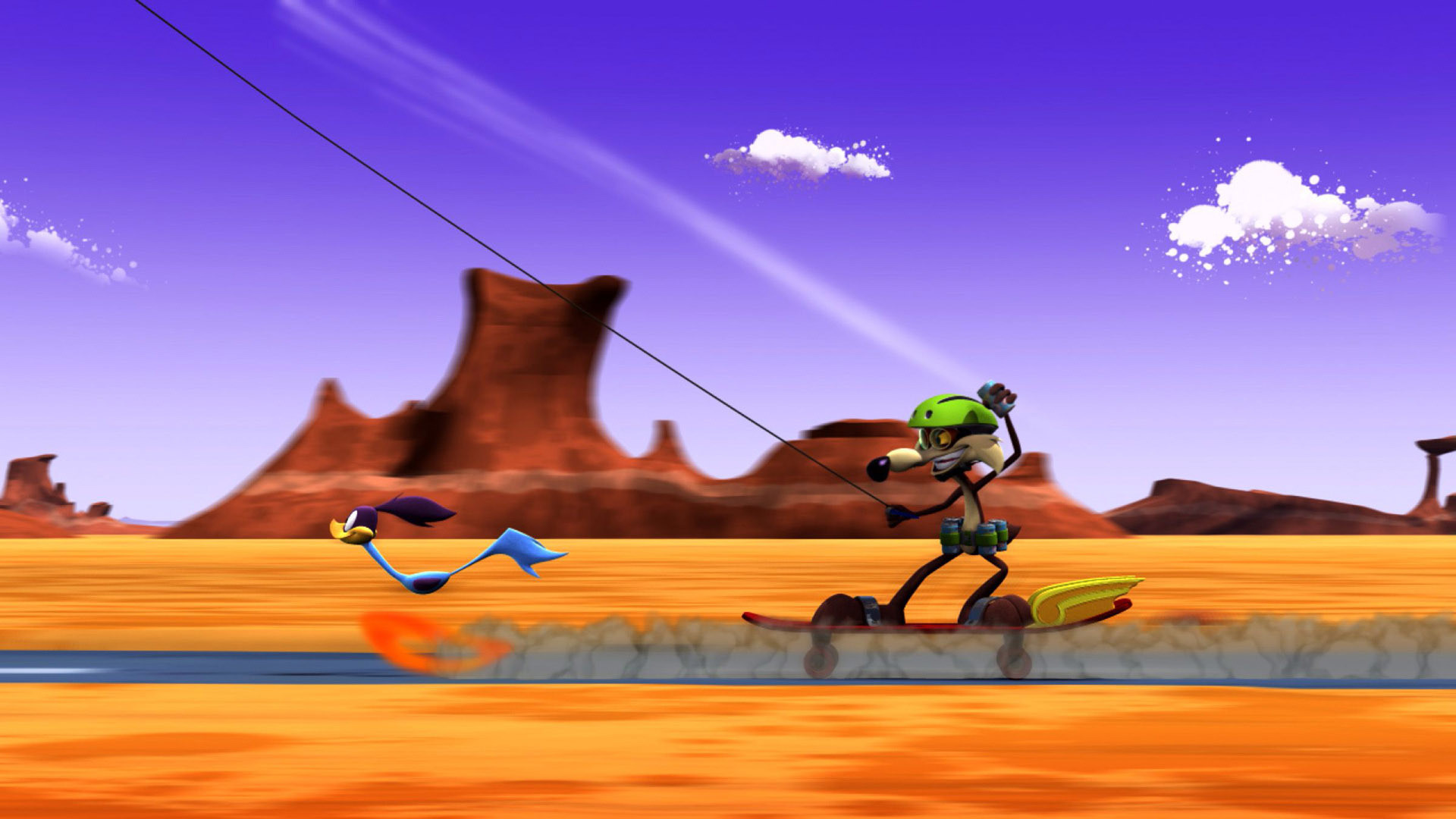 1920x1080 Wile E. Coyote and The Road Runner HD Wallpaper 