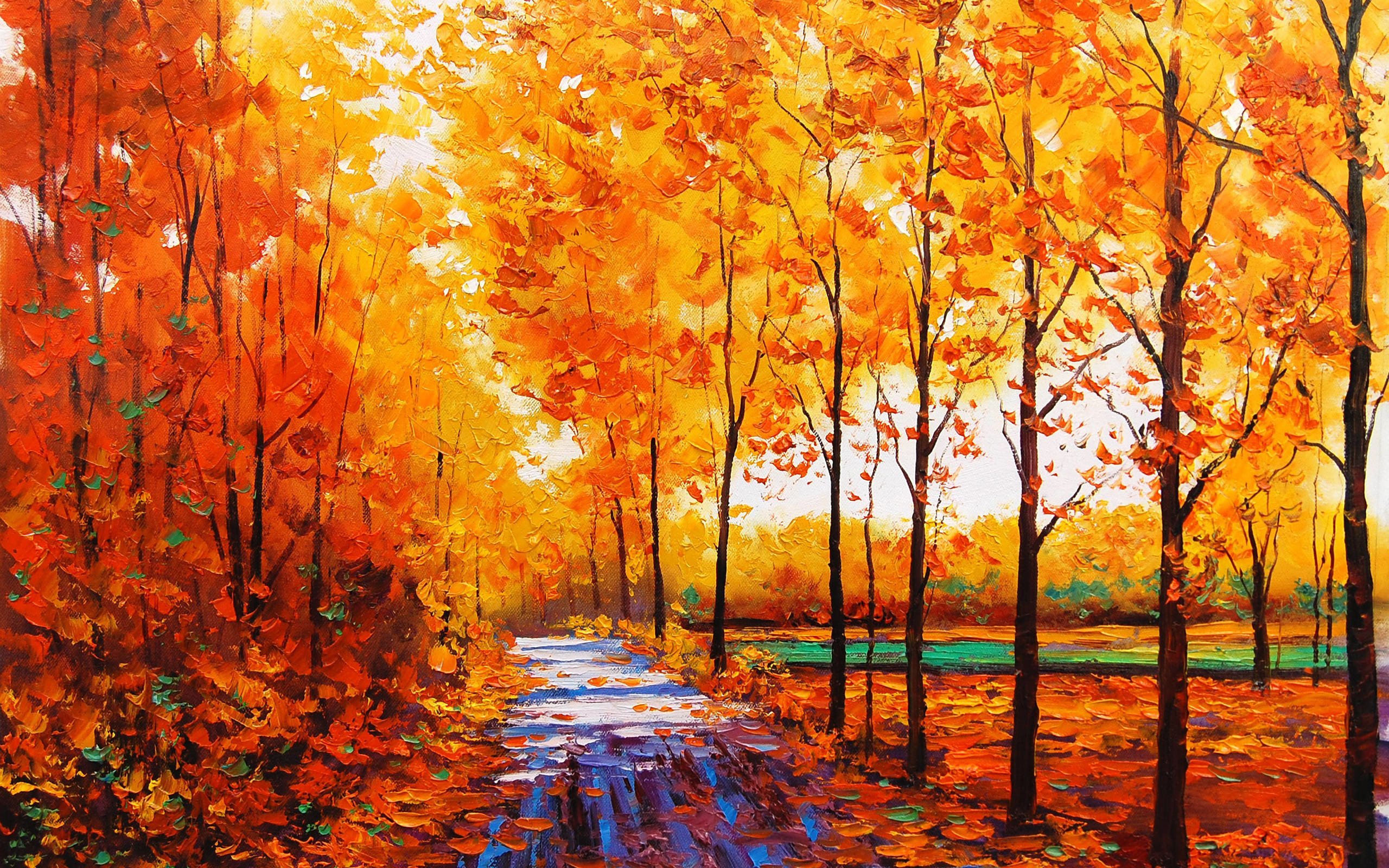2560x1600 Artistic Autumn Wallpaper