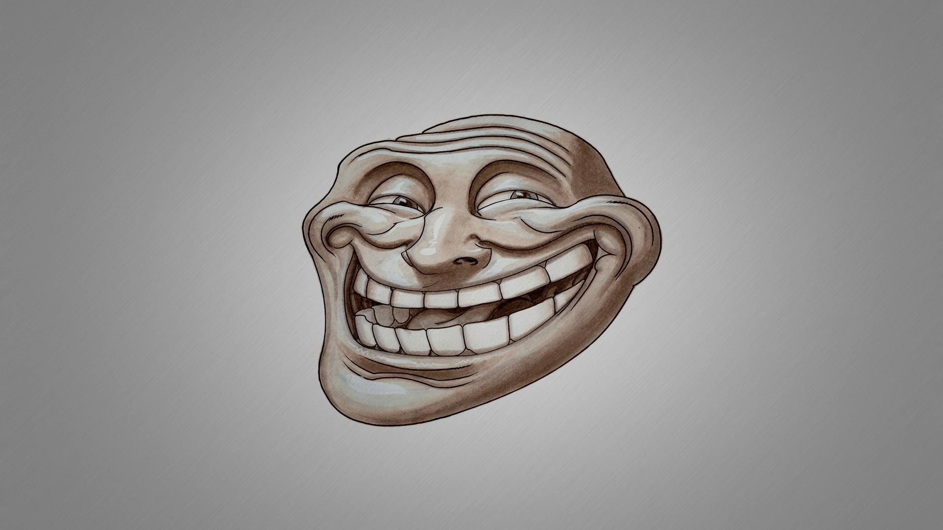 1920x1080  Wallpaper troll, face, smile