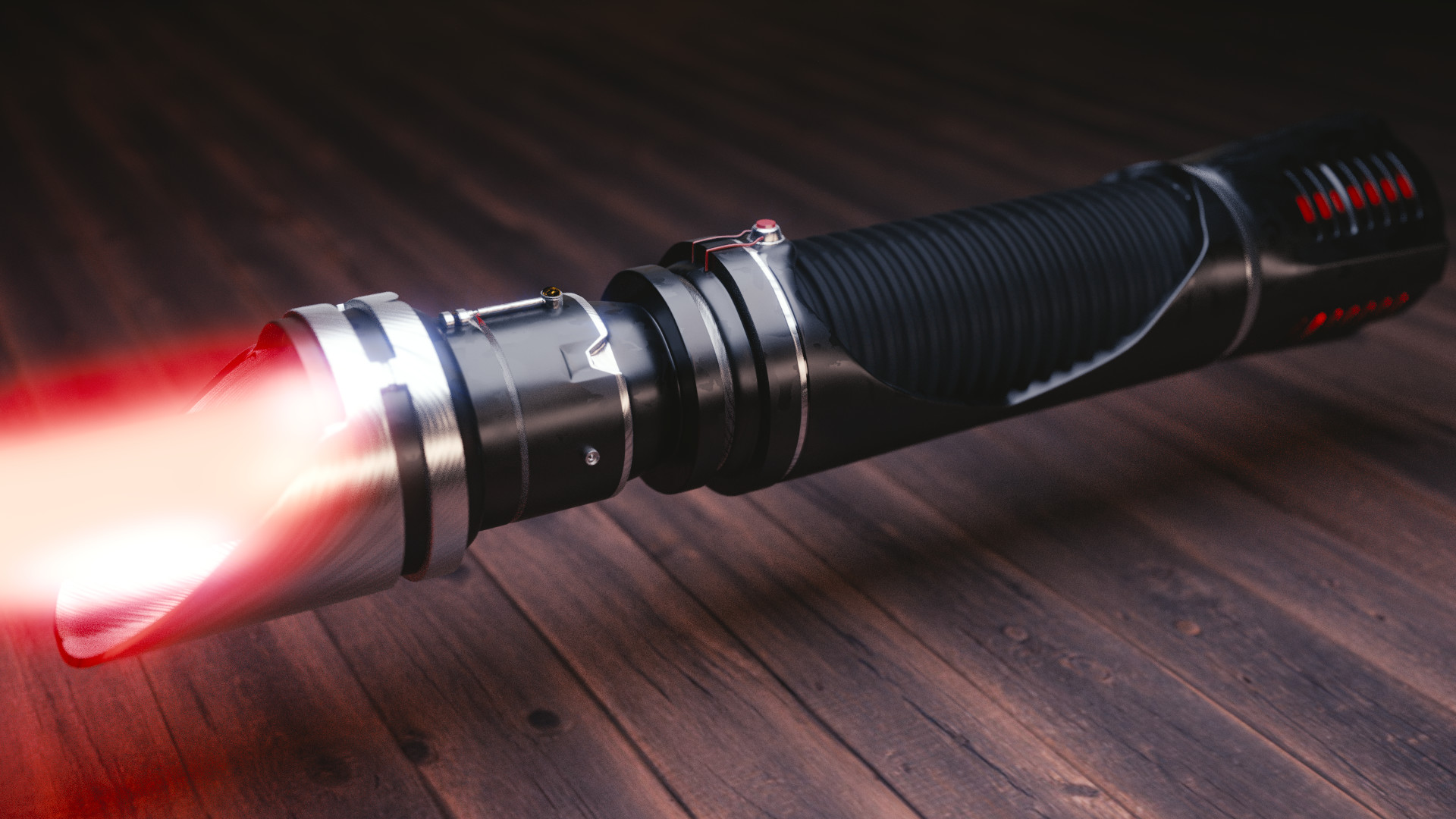 1920x1080 Made a lightsaber wallpaper, let me know how you folks like it.