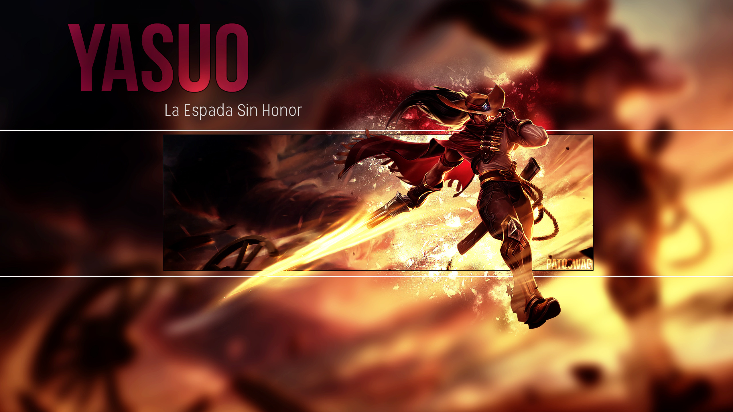 2560x1440 ... Yasuo ~ Wallpaper ~ League of Legends by PatoSwag