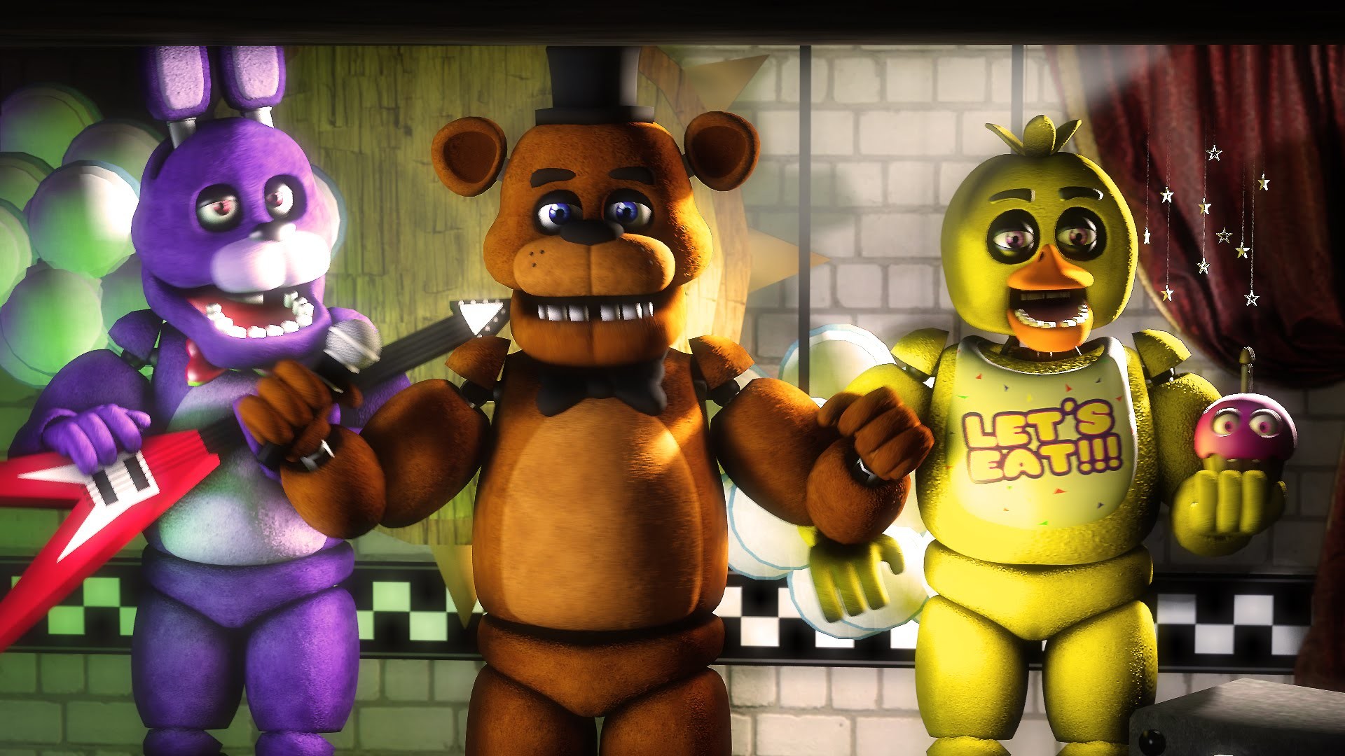 1920x1080 [FNAF SFM] "Old Times" (Five Nights at Freddy's 1 Animation) - YouTube