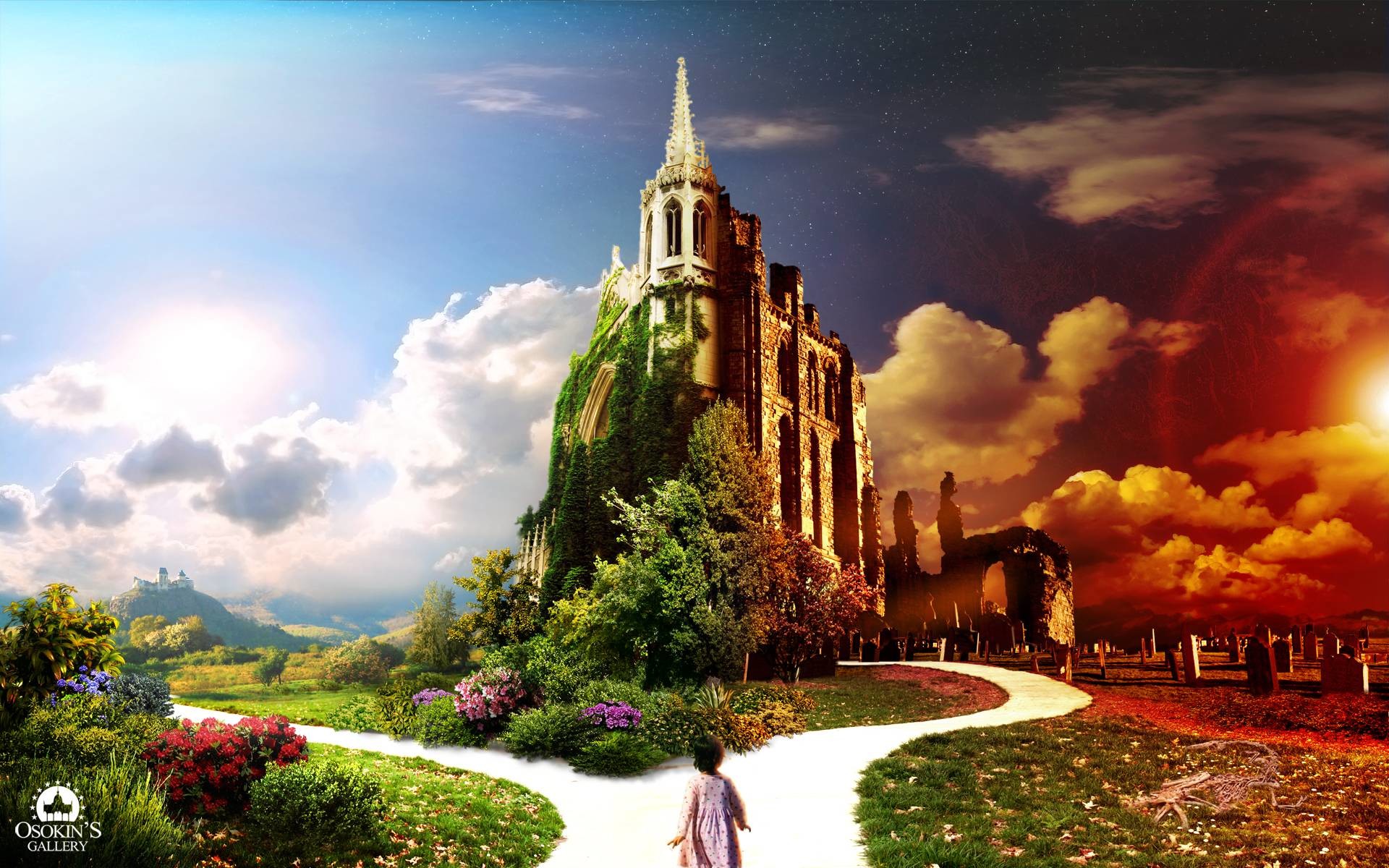 1920x1200 Dreamy Watch Tower World Wallpapers Wallpapers HD