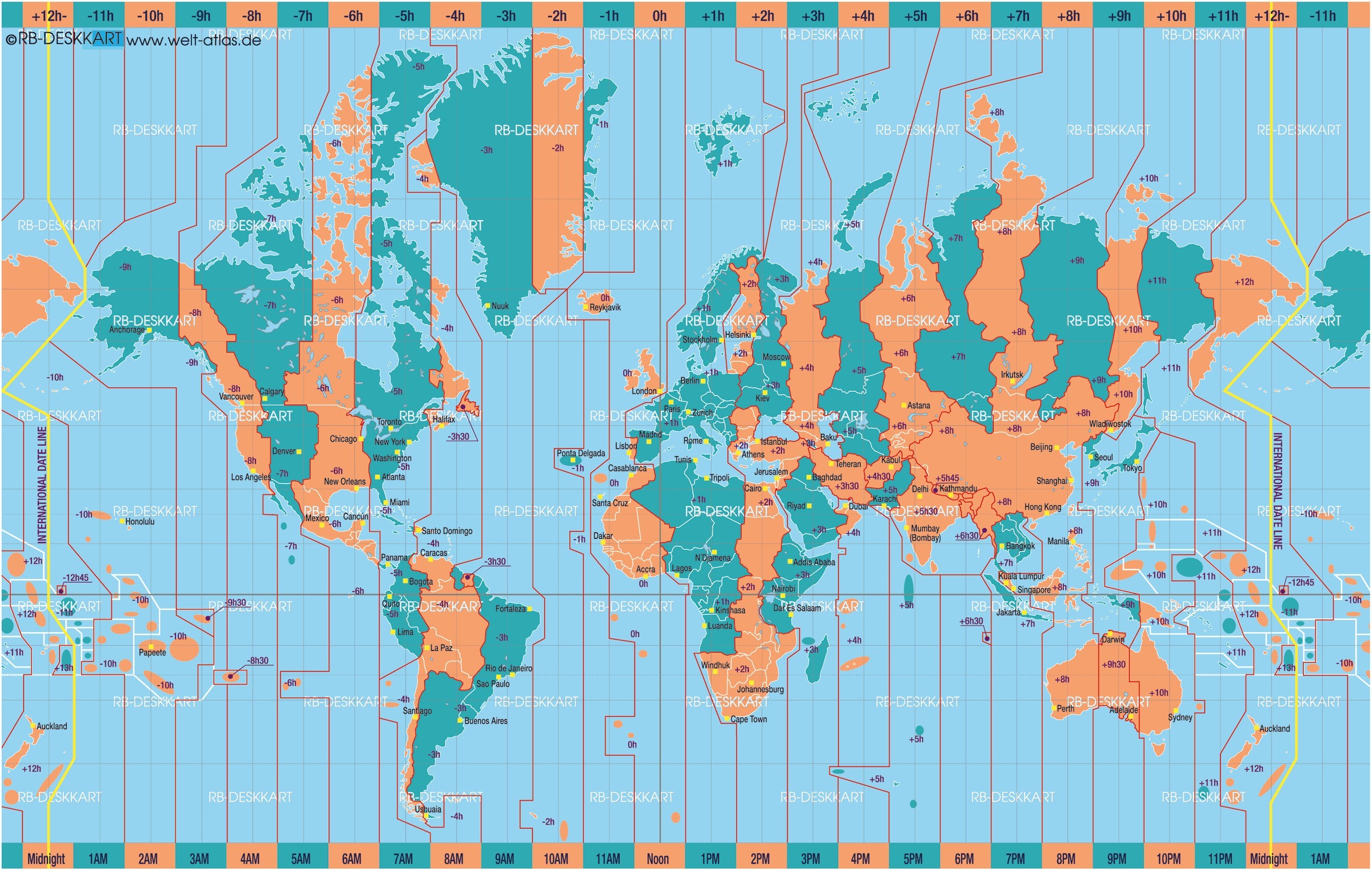 1220659 New World Map Time Zones   2400x1524 Notebook 