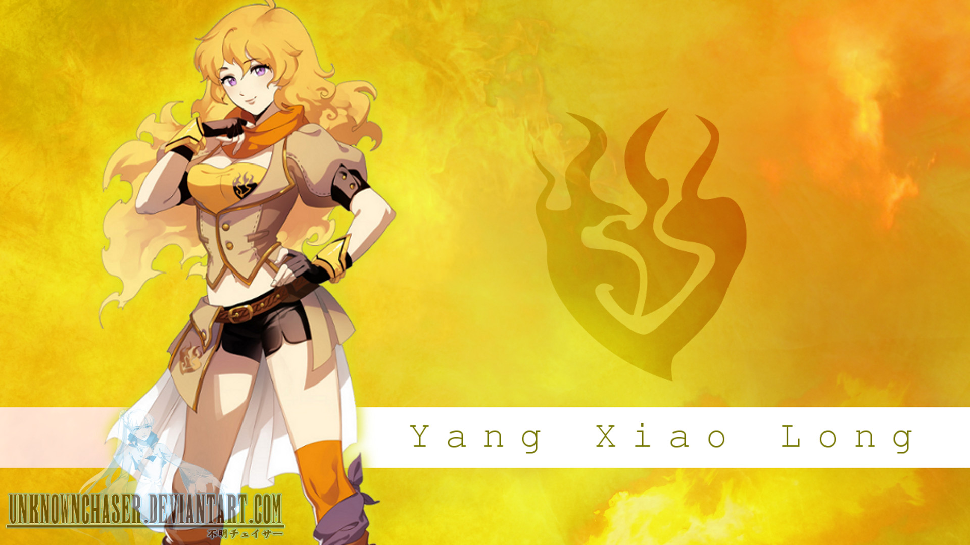 1920x1080 RWBY - Yang Wallpaper by UnknownChaser RWBY - Yang Wallpaper by  UnknownChaser