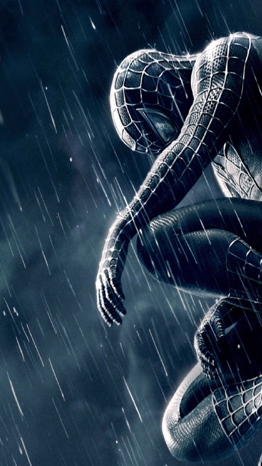 1080x1920 Spiderman 3 Black And Blue Mobile HD Wallpaper - Vactual Papers