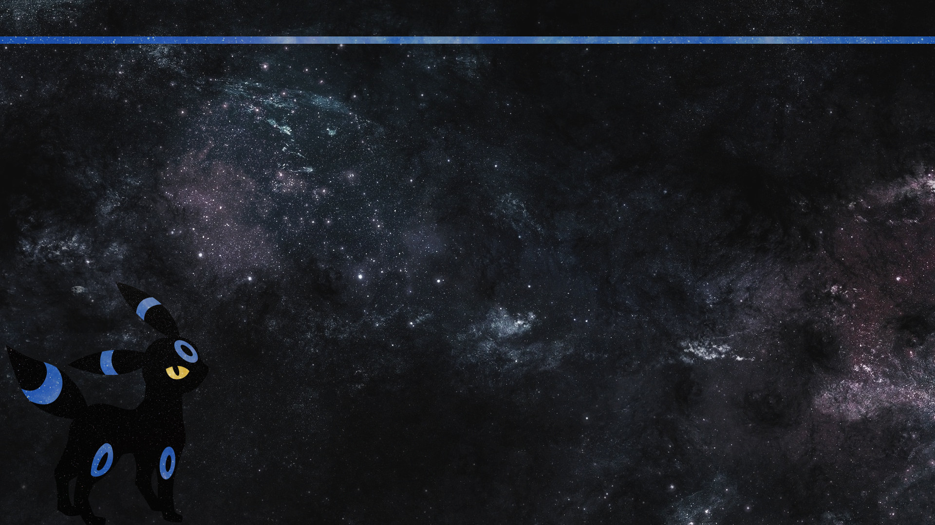 1920x1080 ... Shiny Umbreon - Nebula Wallpaper by DrBoxHead