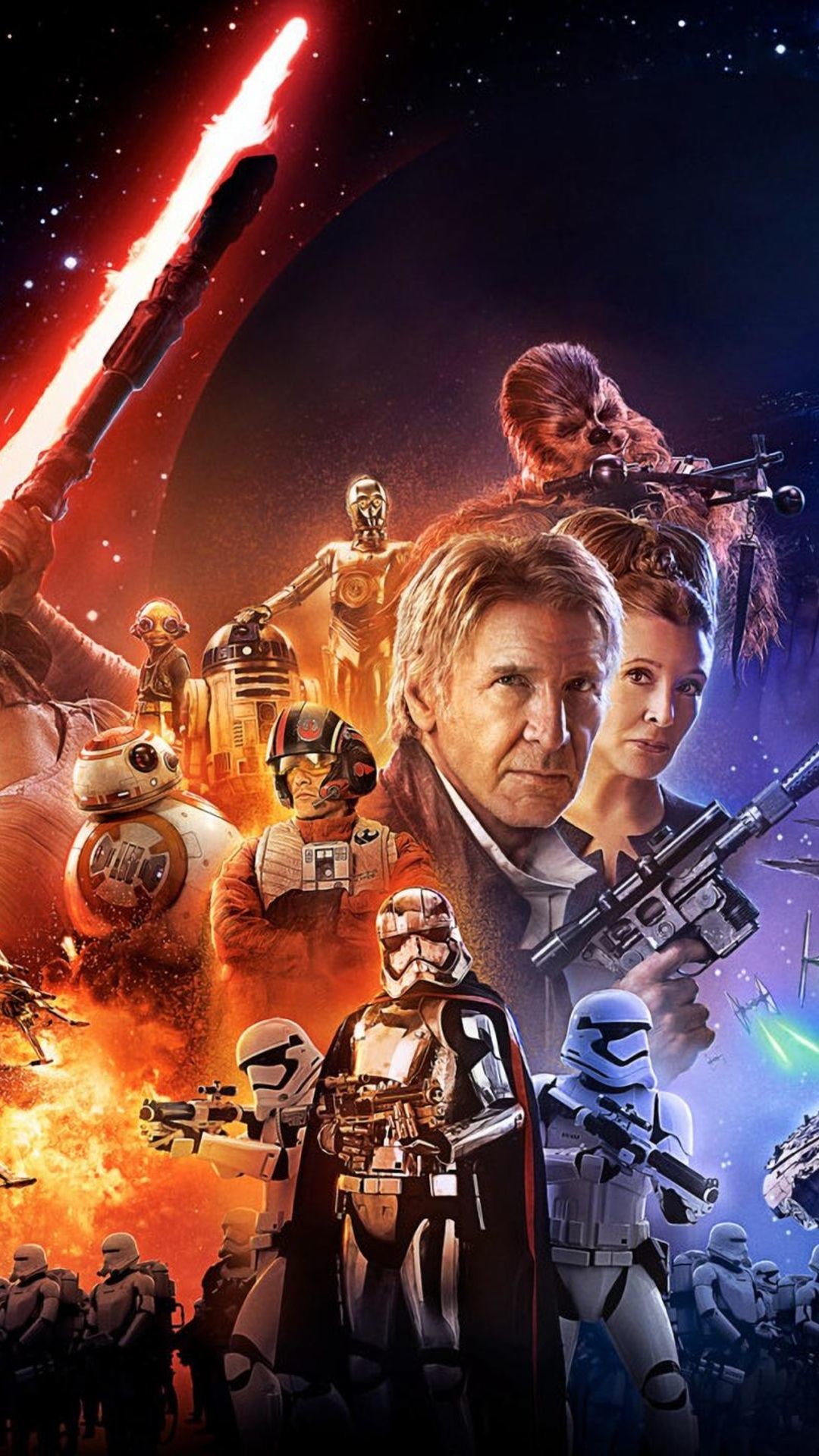 1080x1920 Star Wars The Force Awakens Wallpaper iDownloadBlog Movie Poster Mod.  Download: iPhone. Star ...