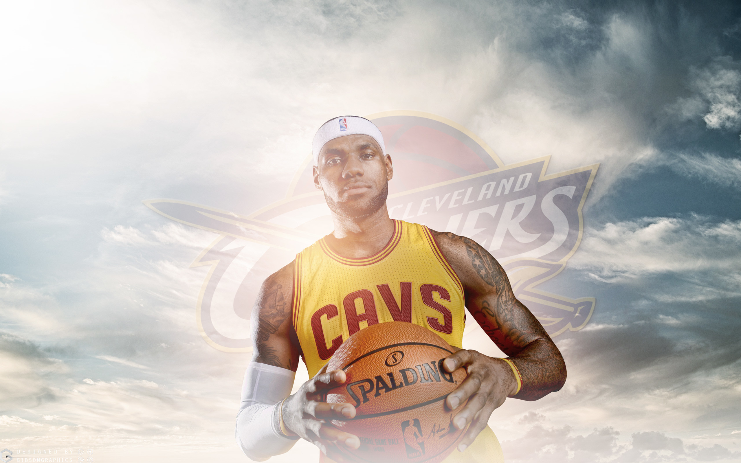 2560x1600 King James 2015 Cleveland Cavaliers Wallpaper