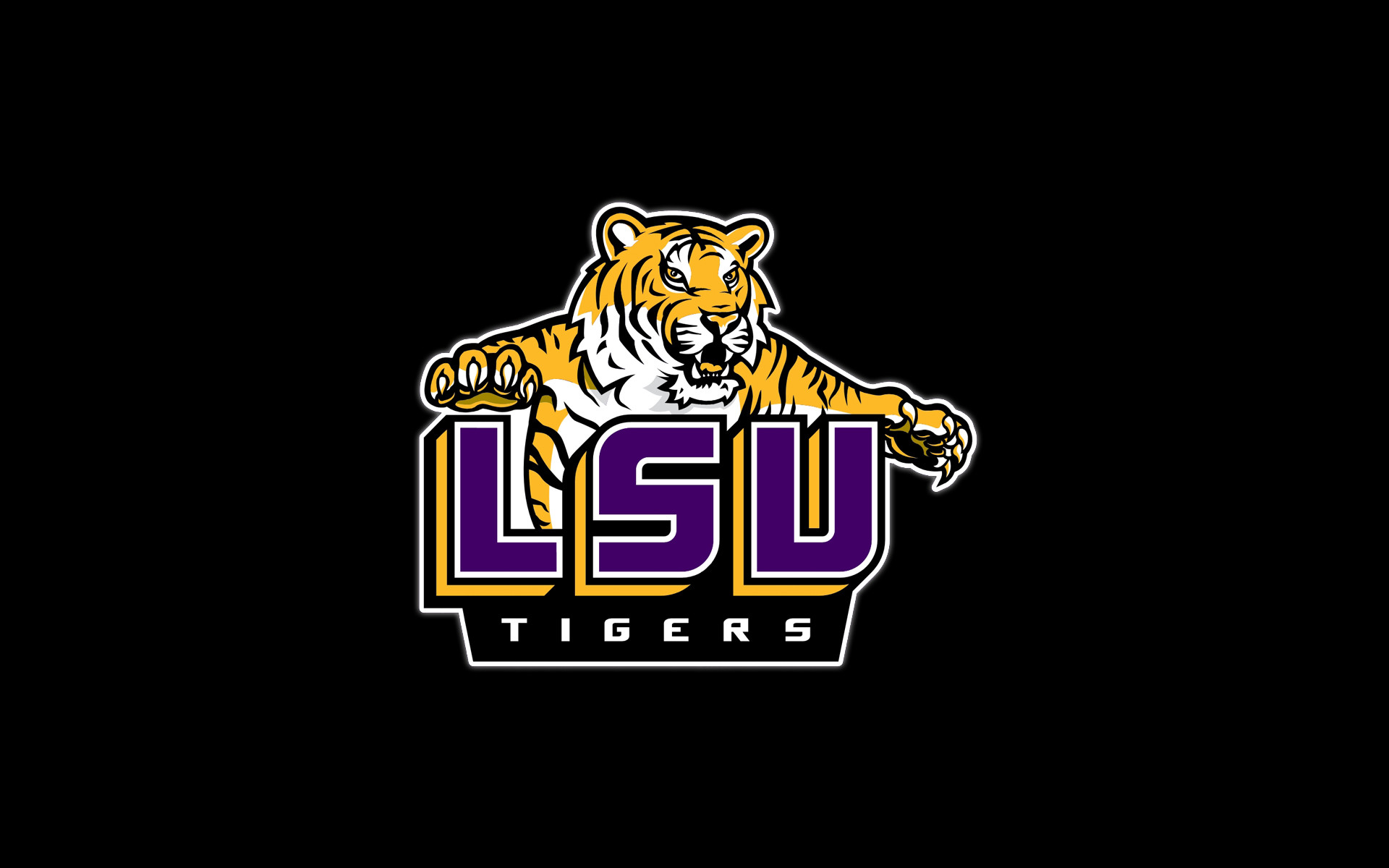 Put your digital screens in football mode by downloading some LSUthemed  wallpapers