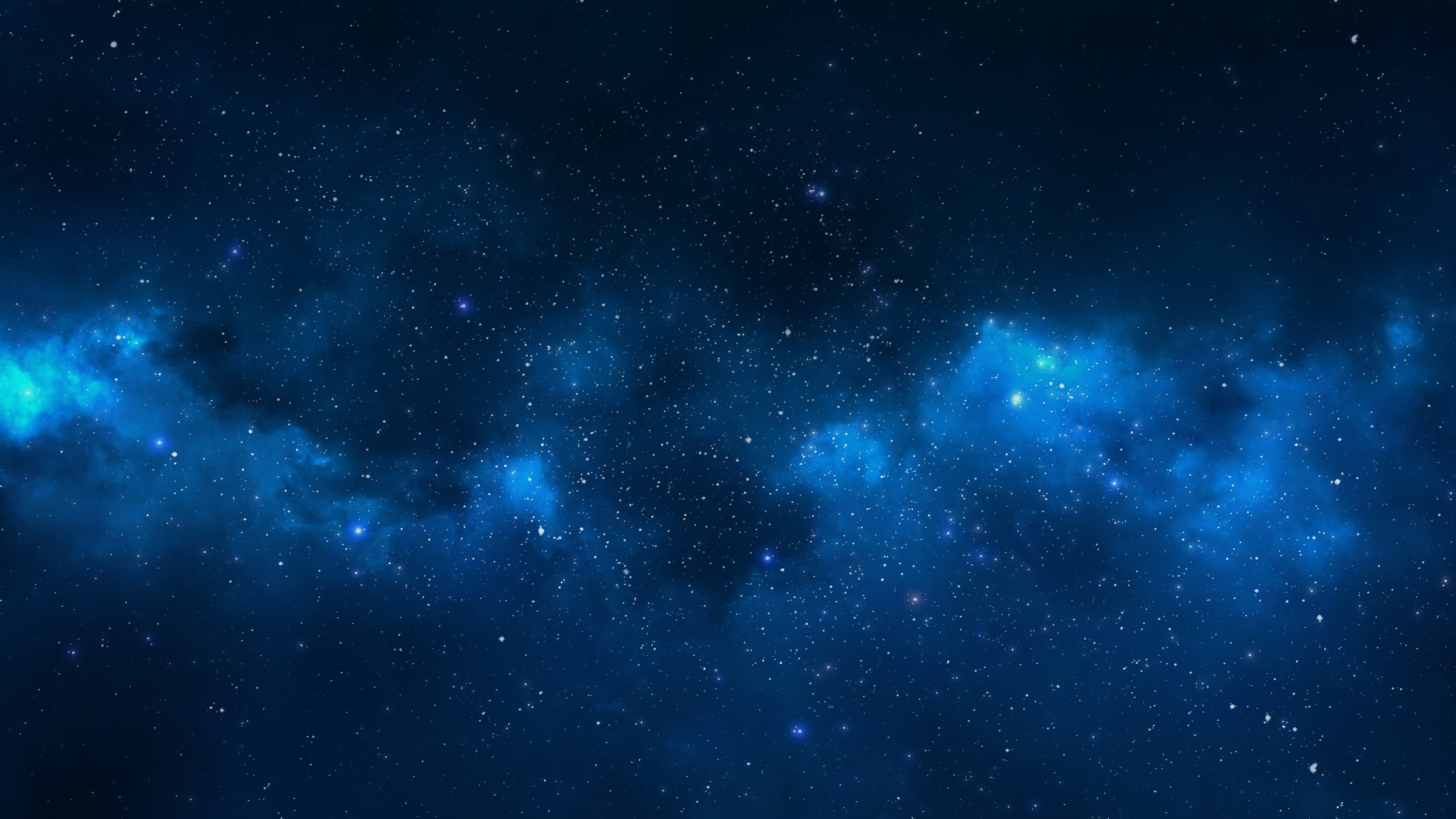 2560x1440 Blue Galaxy Stars Wallpaper (page 2) - Pics about space