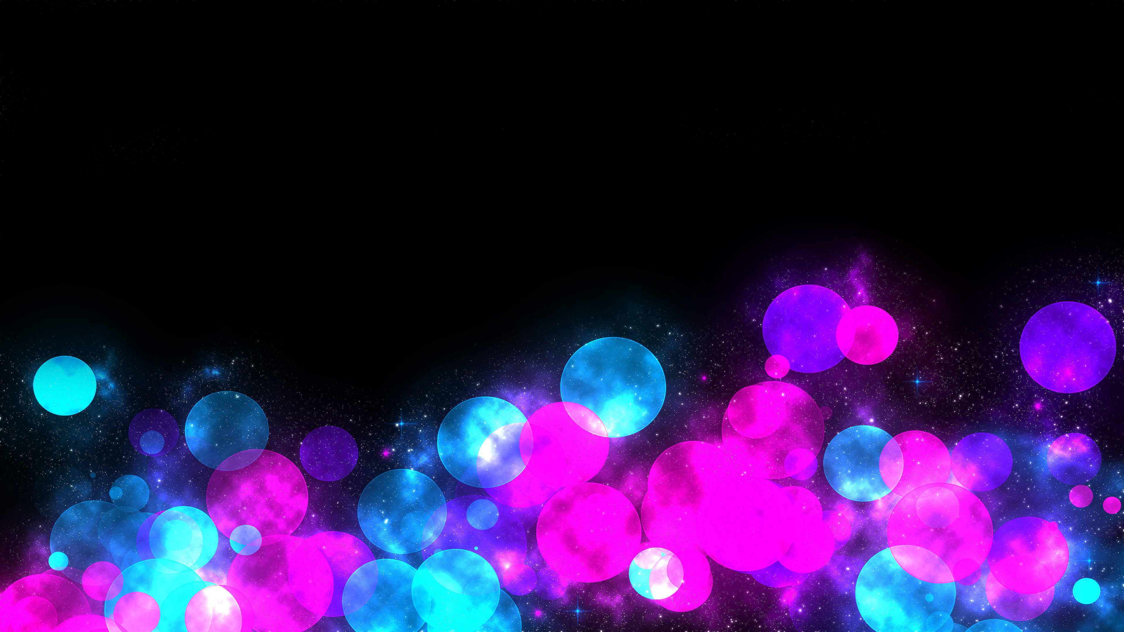 3840x2160 Pink and blue balloons on a black background wallpapers and images -  wallpapers, pictures, photos