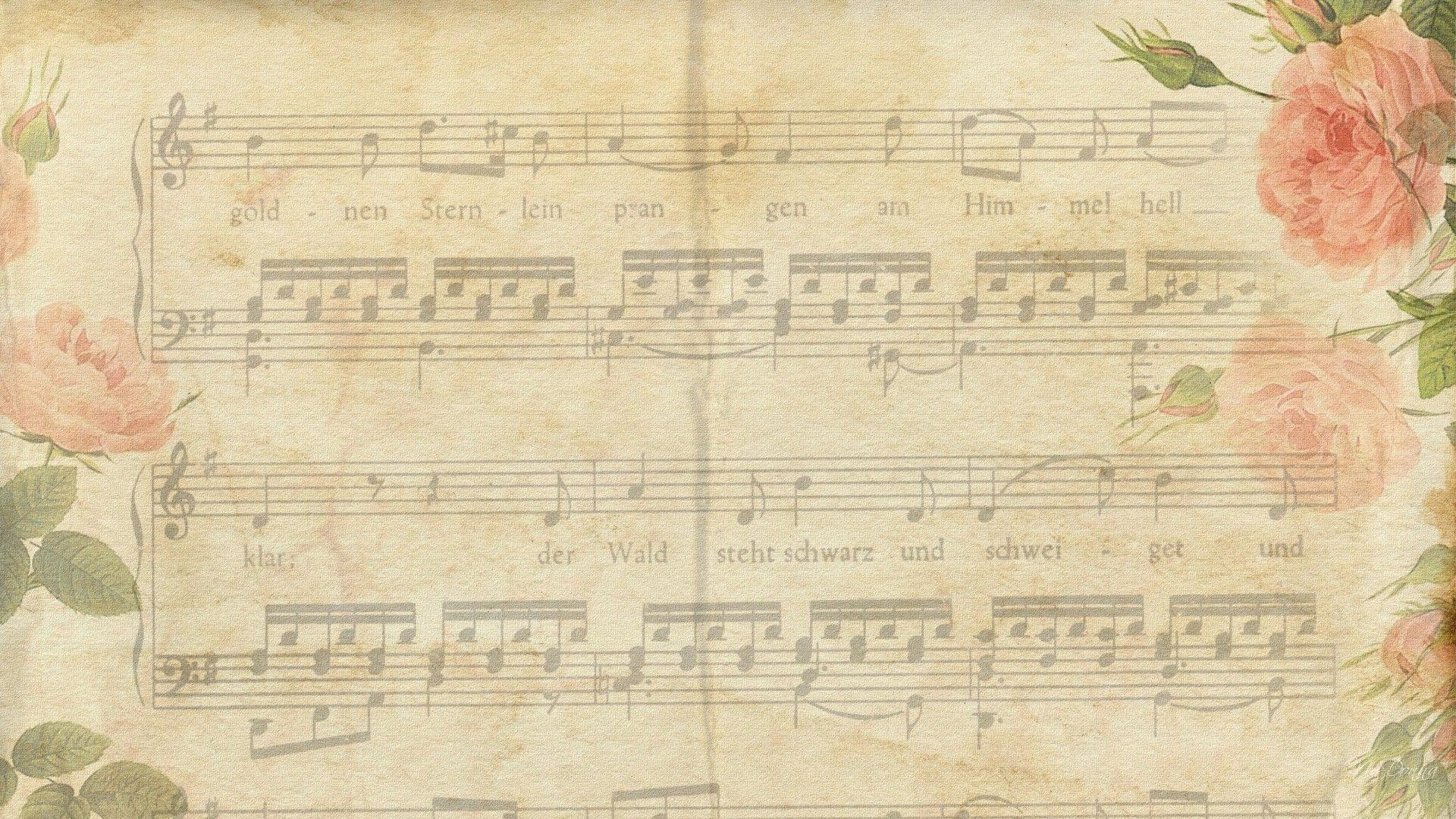 1920x1080 Download-Notes-Old-Free-Vintage-Music-Paper-Antique-