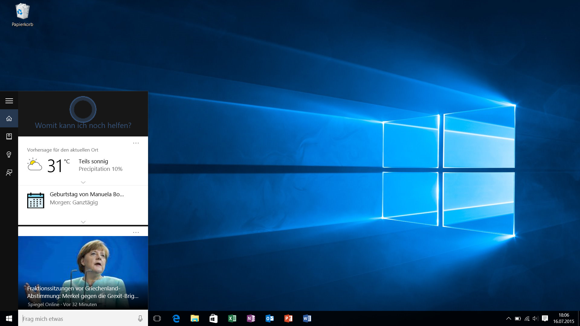 1920x1080 Cortana: Auch wenn die digitale Assistentin ausgeschaltet ist, Ã¼bertrÃ¤gt  Windows 10 Daten an Microsoft-Server.