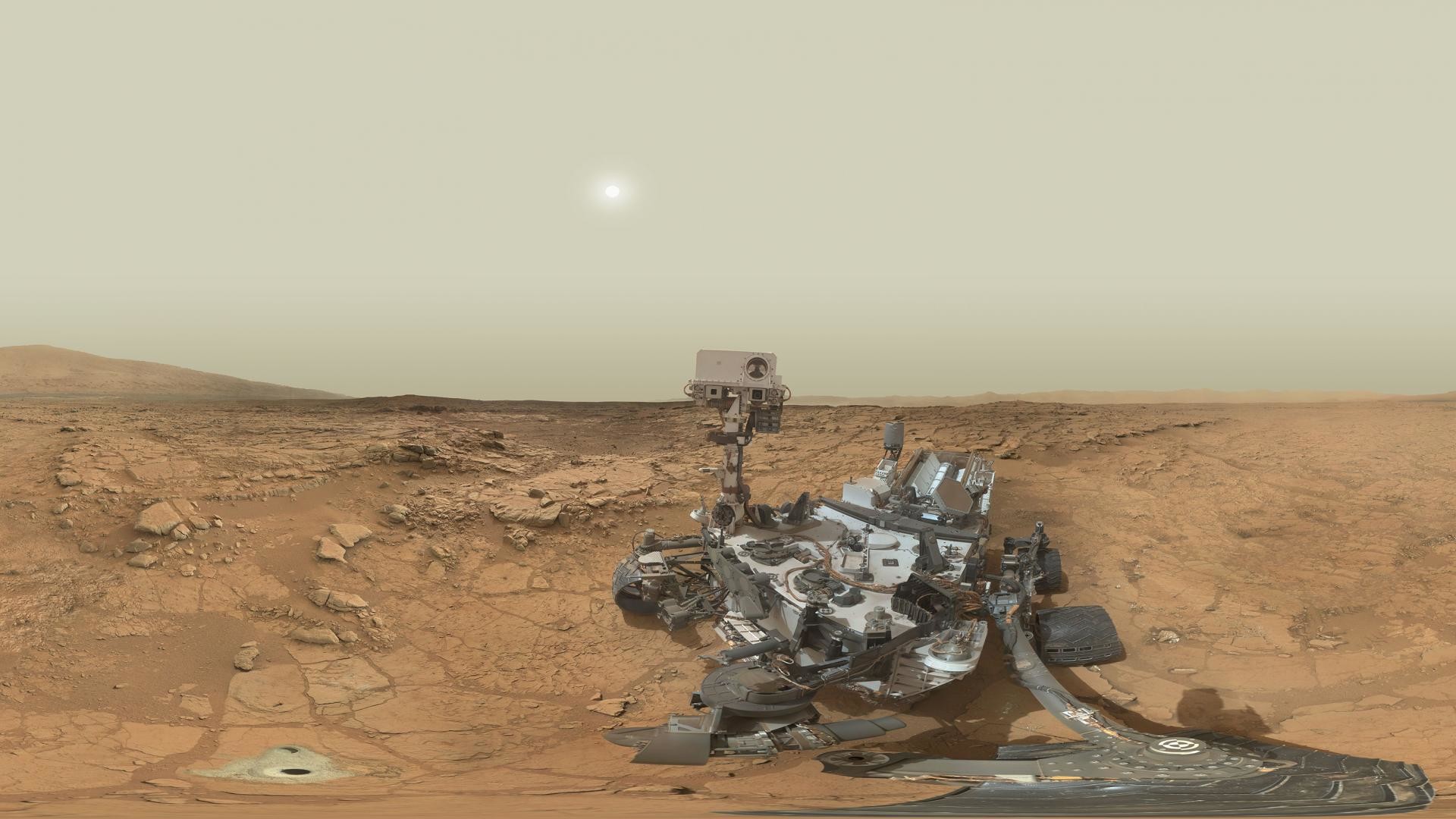 1920x1080 Mars Rover Selfie