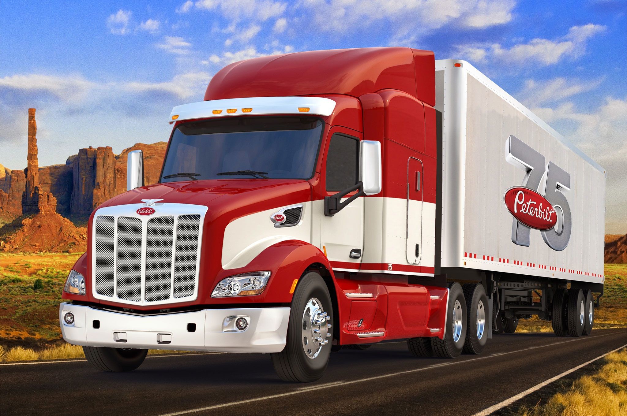2048x1360 custom semi trucks wallpapers heavy truck orders plunge 37 percent in  december